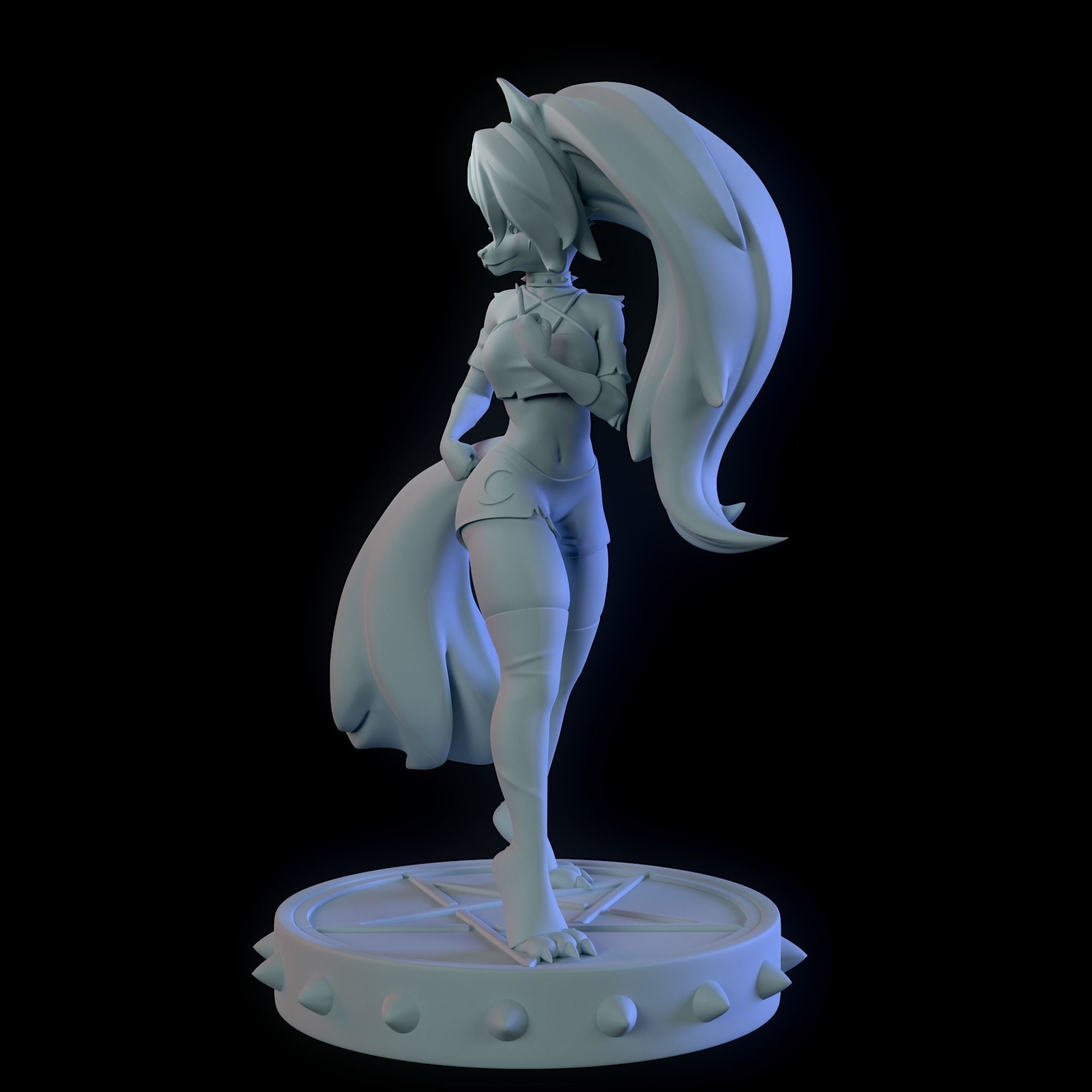 Loona Helluva Boss With NSFW variants 3D print model_27