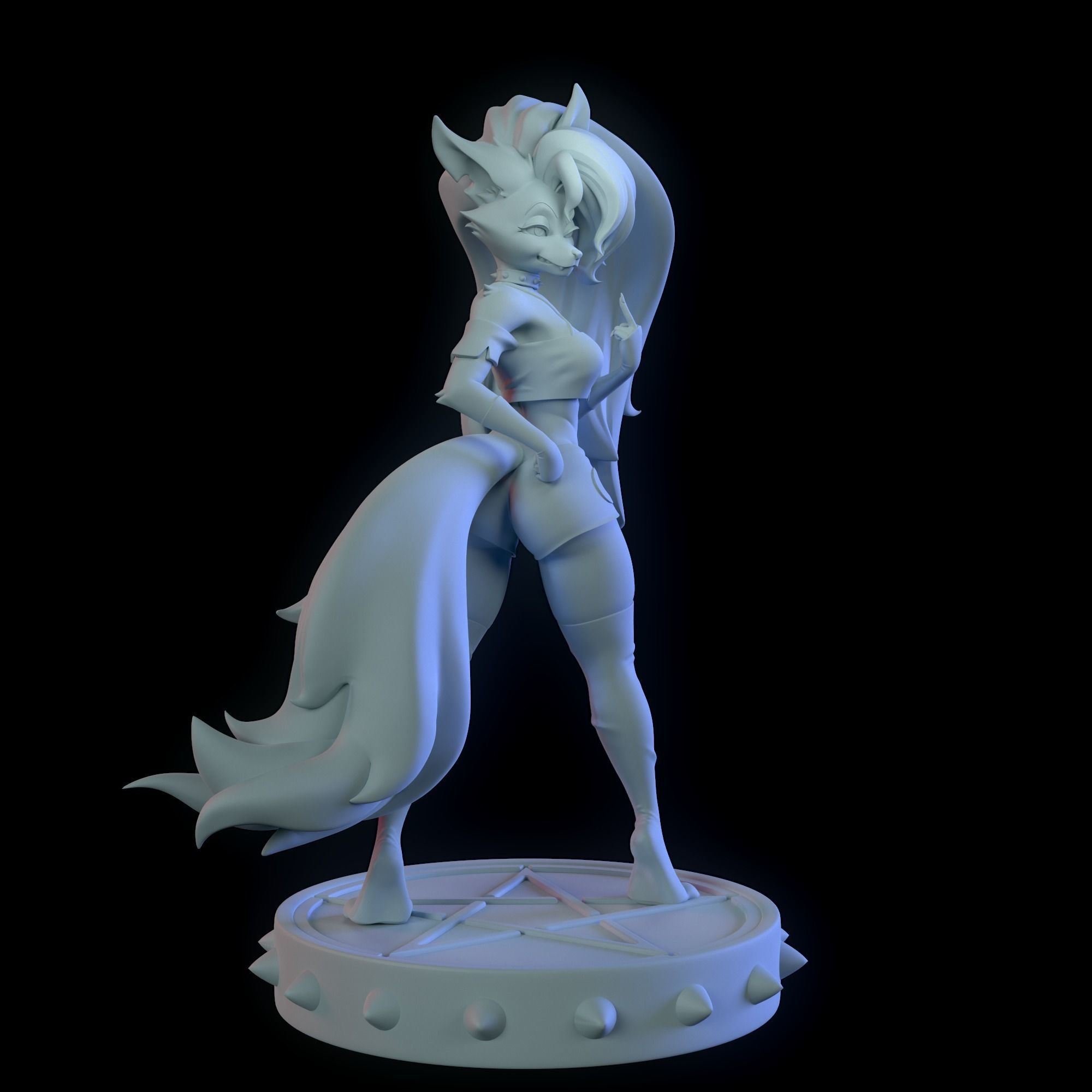 Loona Helluva Boss With NSFW variants 3D print model_30