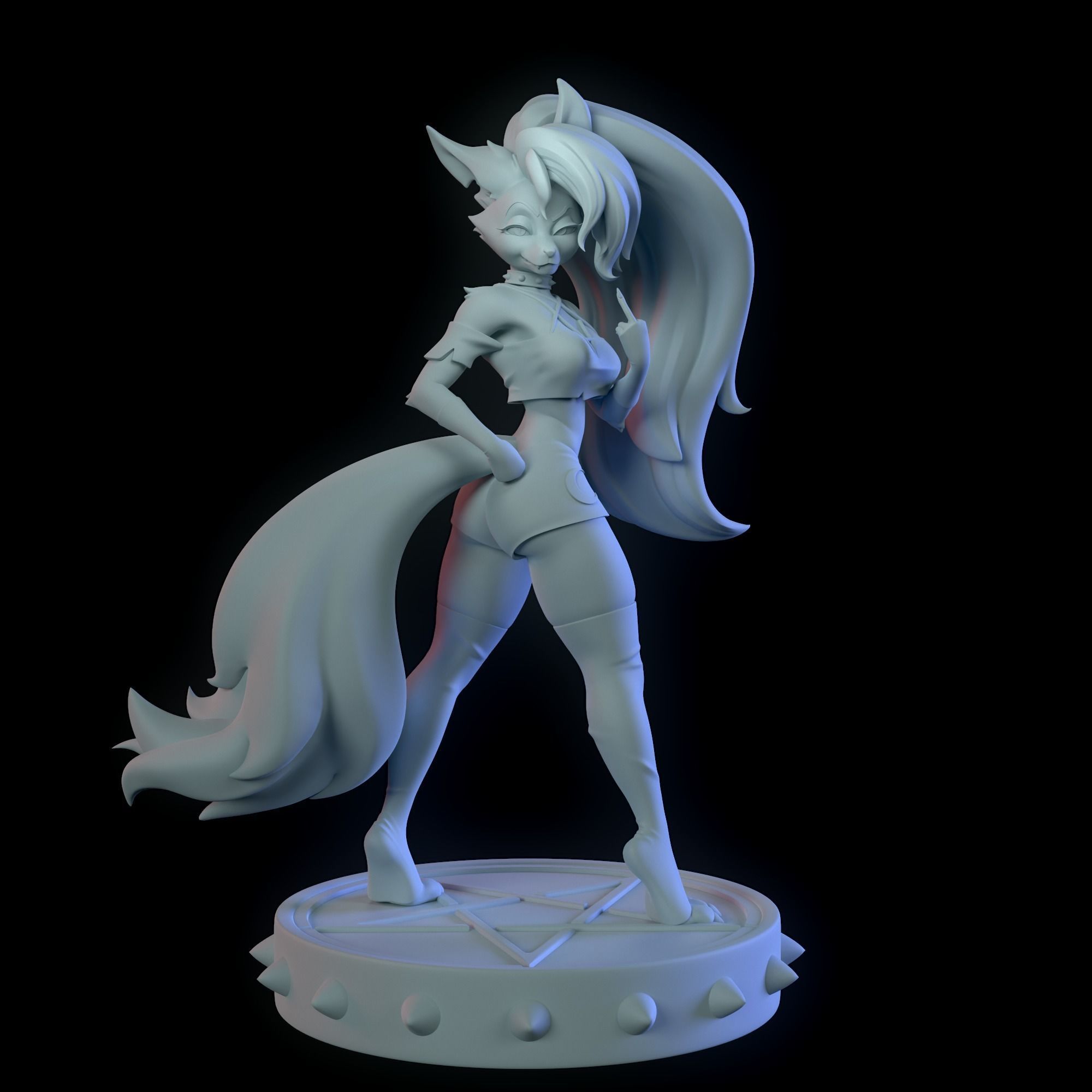 Loona Helluva Boss With NSFW variants 3D print model_21
