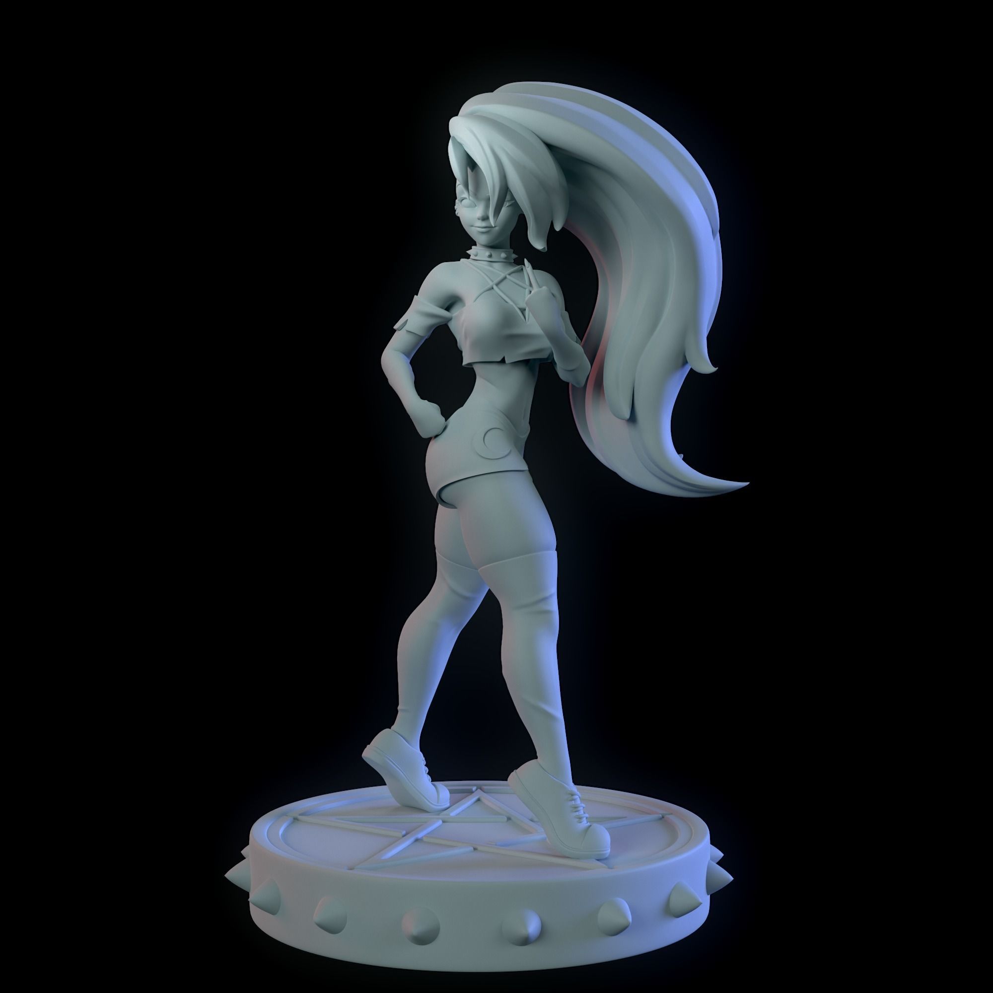Loona Helluva Boss With NSFW variants 3D print model_18