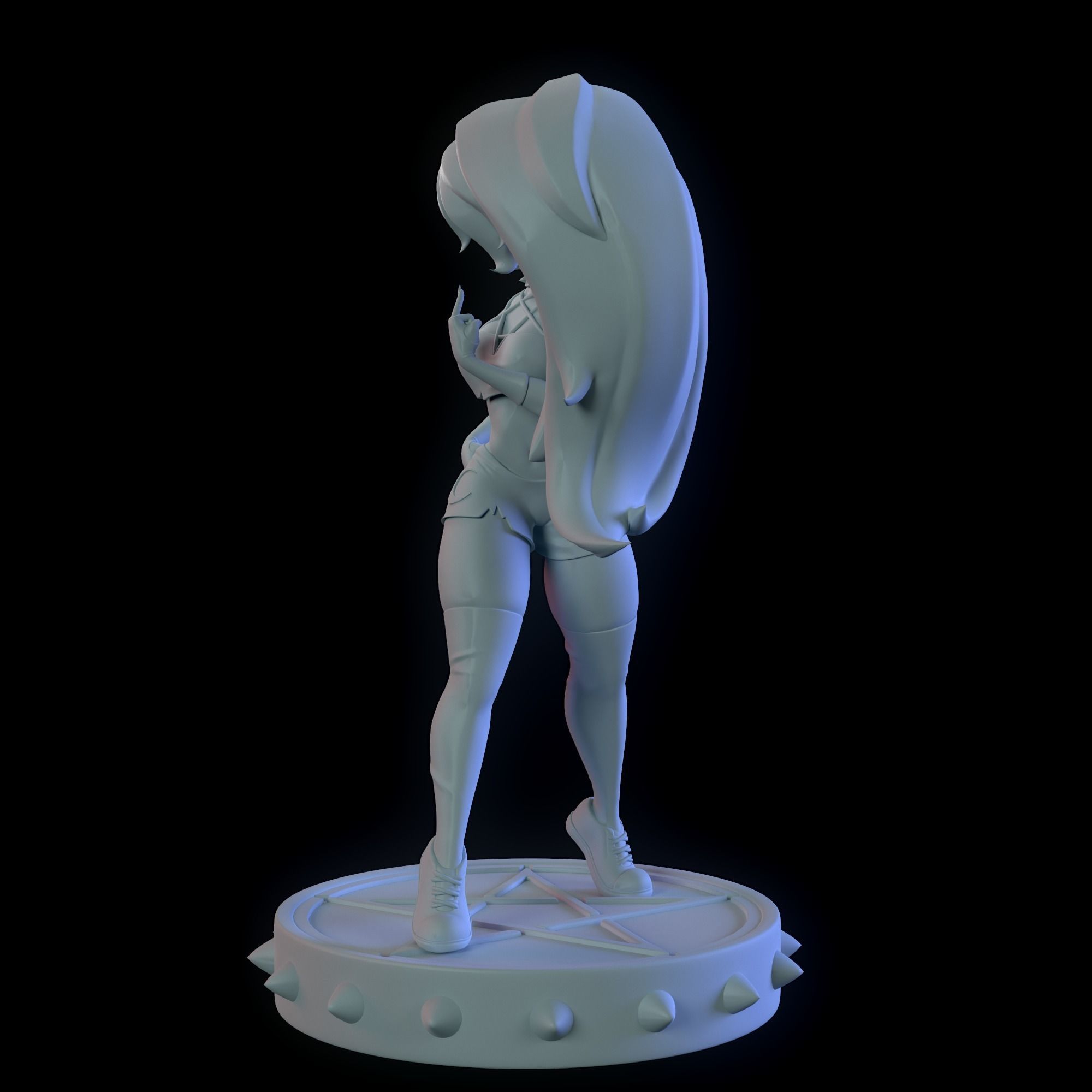 Loona Helluva Boss With NSFW variants 3D print model_16