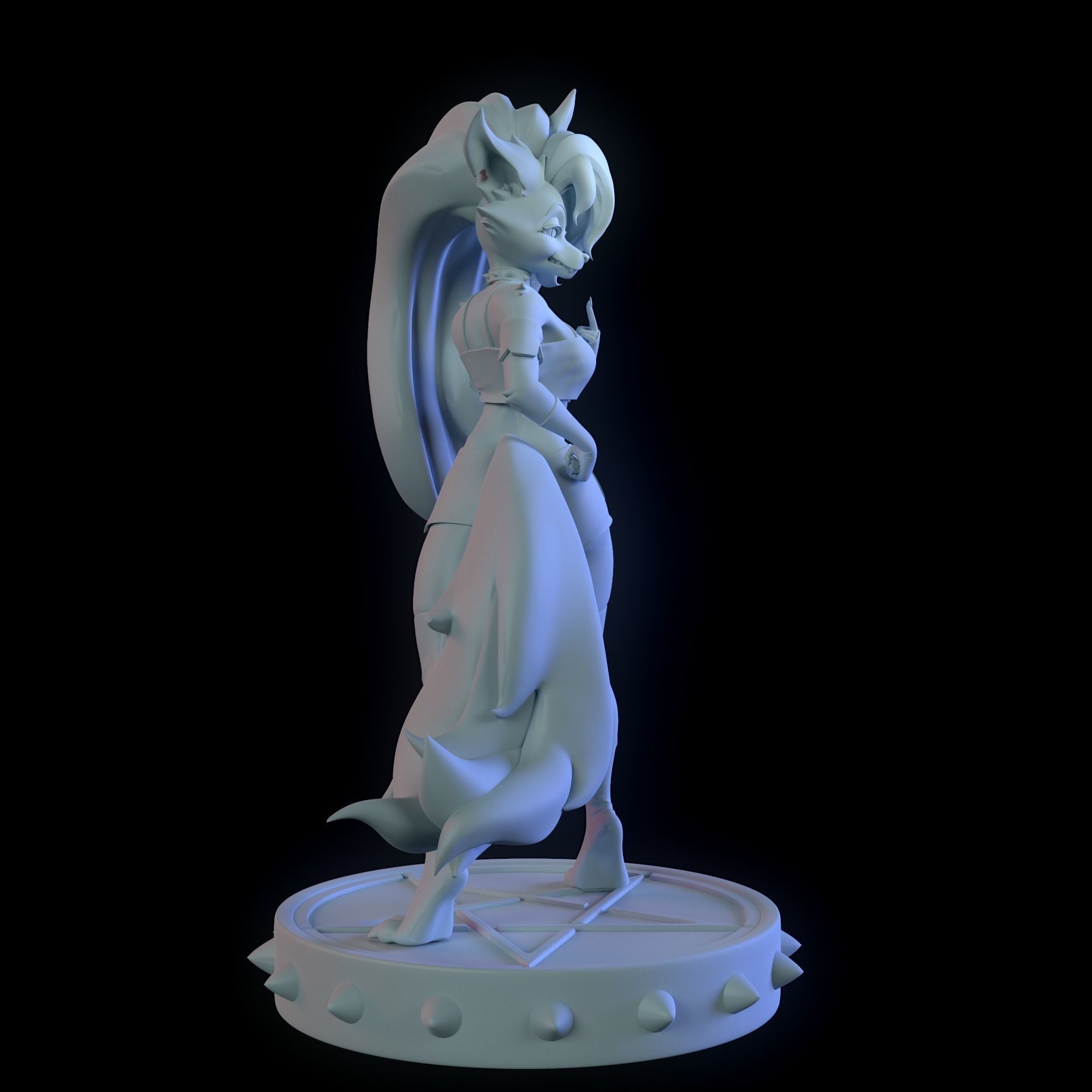 Loona Helluva Boss With NSFW variants 3D print model_25