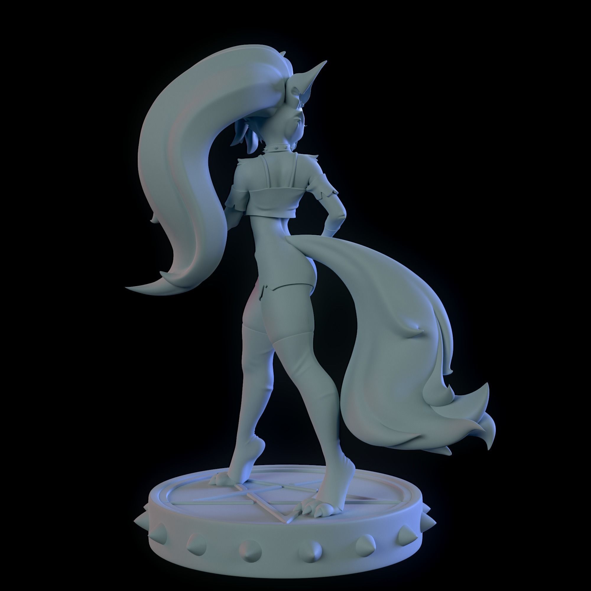 Loona Helluva Boss With NSFW variants 3D print model_28