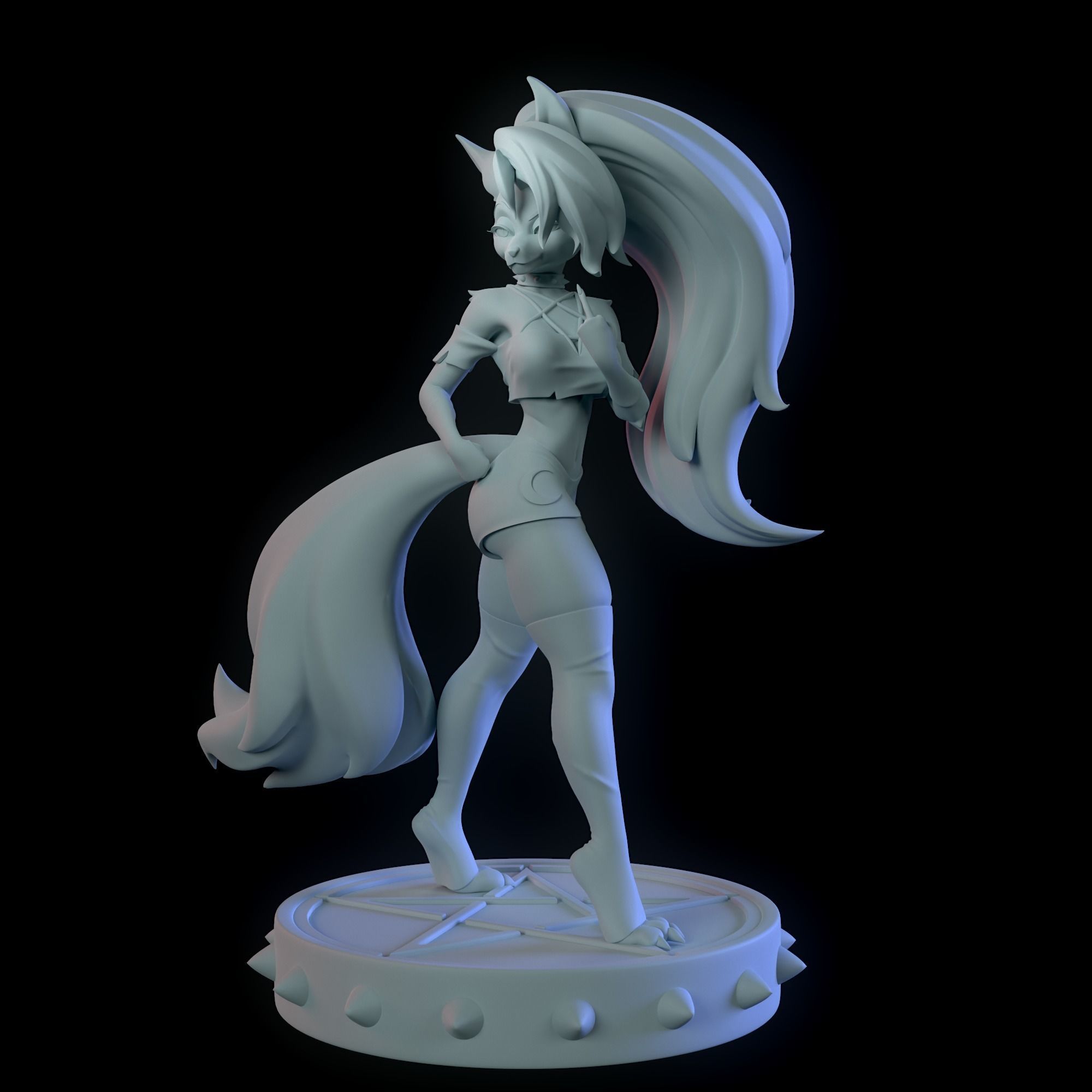 Loona Helluva Boss With NSFW variants 3D print model_24