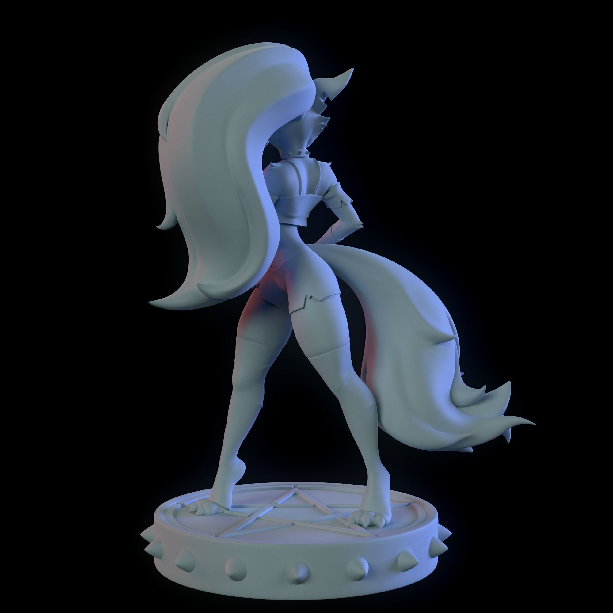 Loona Helluva Boss With NSFW variants 3D print model_20