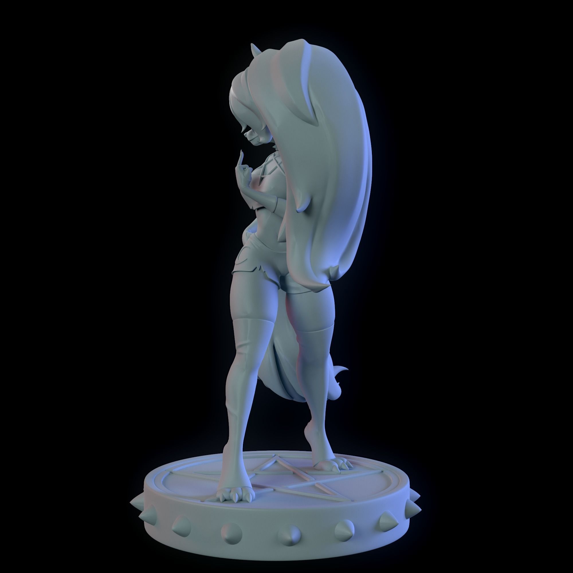 Loona Helluva Boss With NSFW variants 3D print model_26