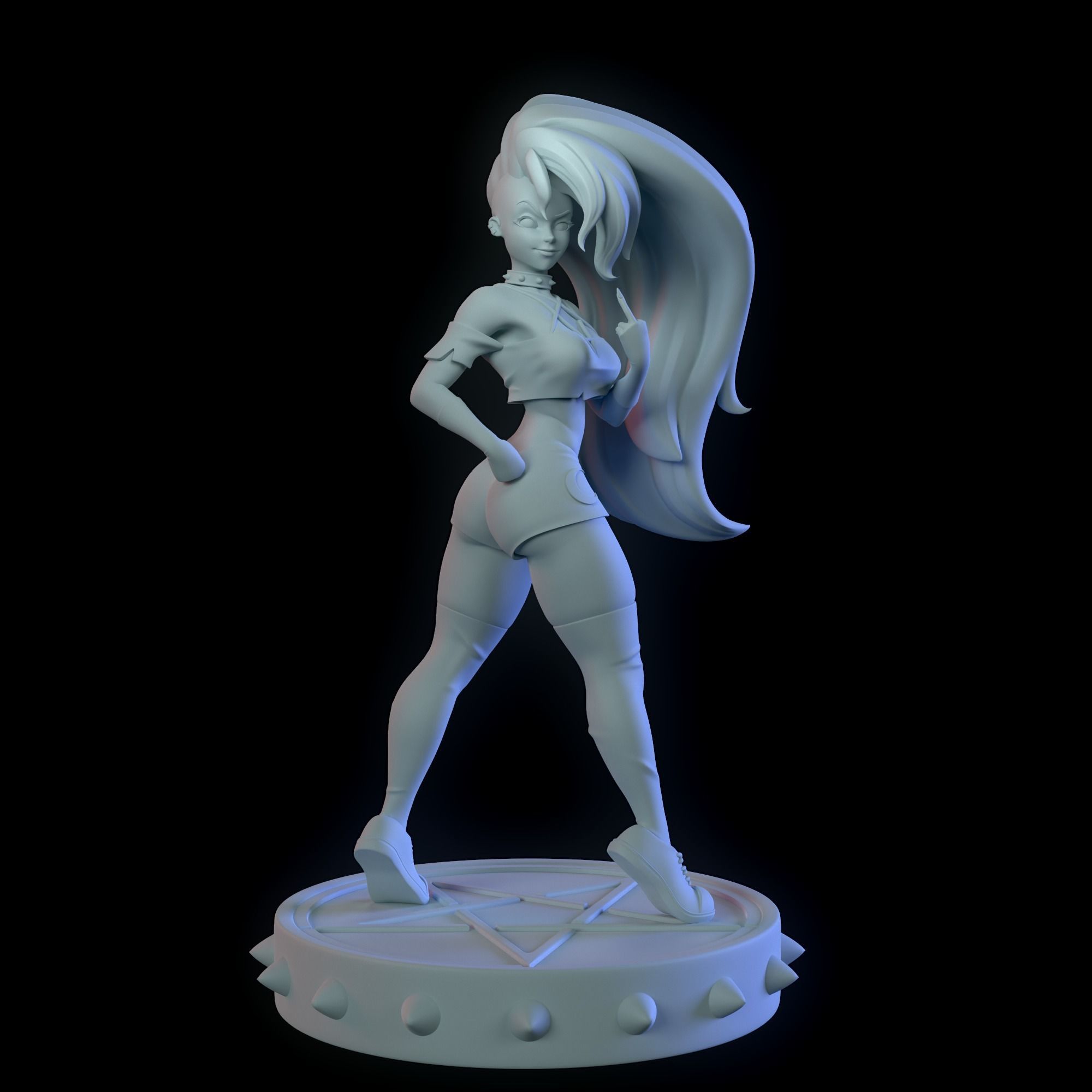 Loona Helluva Boss With NSFW variants 3D print model_12