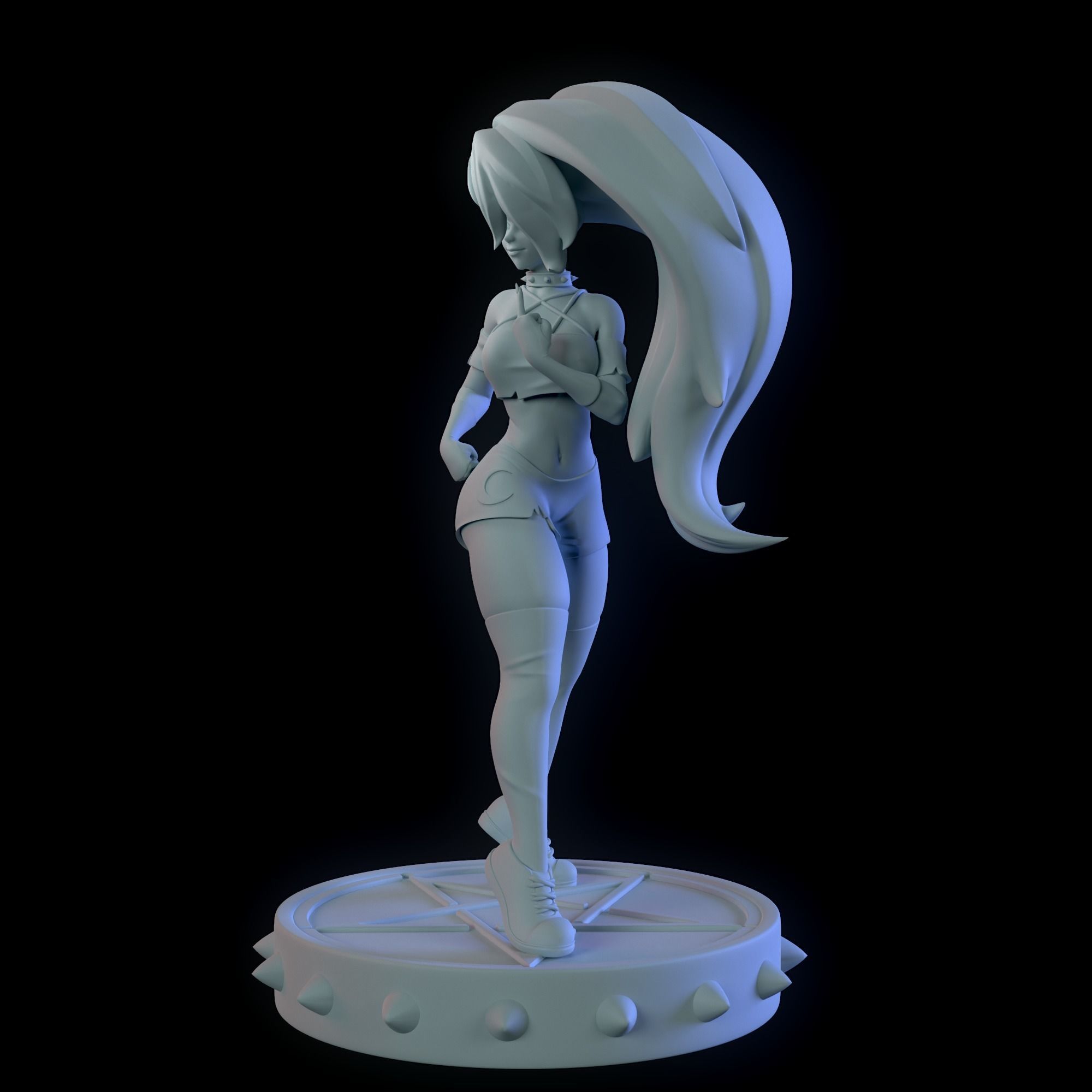 Loona Helluva Boss With NSFW variants 3D print model_19
