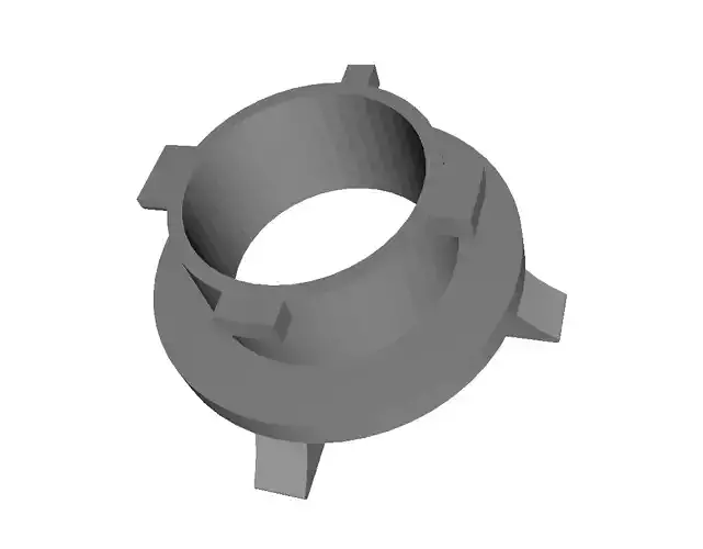 Citroen C5 X7 HP19W to H7 LED adapter Free 3D print model