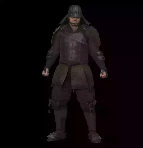 Samurai Character PBR Game Ready