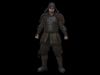 Samurai Character PBR Game Ready Low-poly 3D model_1