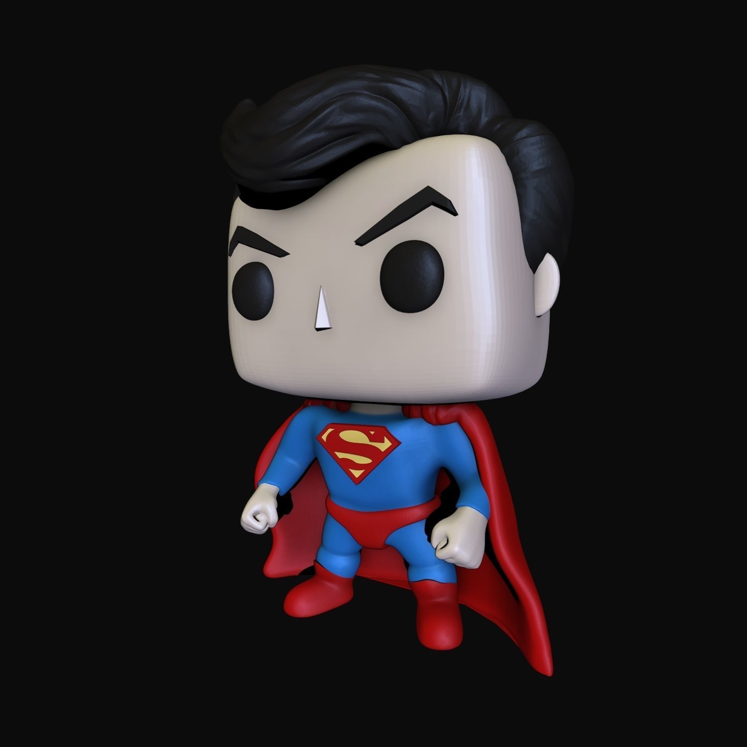 Superman Funko Figurine 3D print model_1