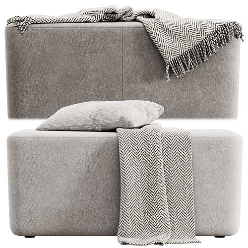 Puzzle Ottoman by Luxy 3D model 3