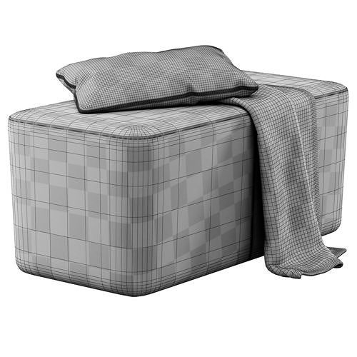 Puzzle Ottoman by Luxy 3D model 6