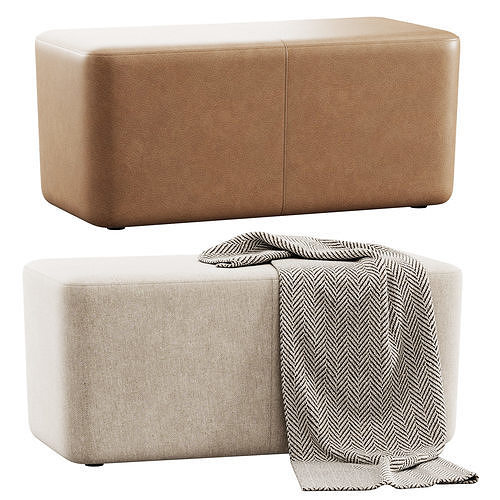 Puzzle Ottoman by Luxy 3D model 2
