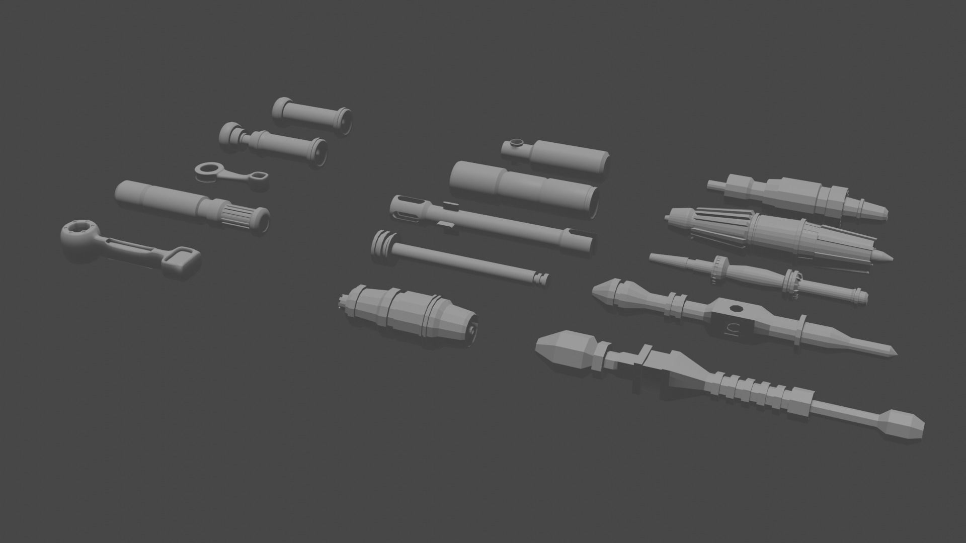 TECH KitBash 01A 3D model | CGTrader