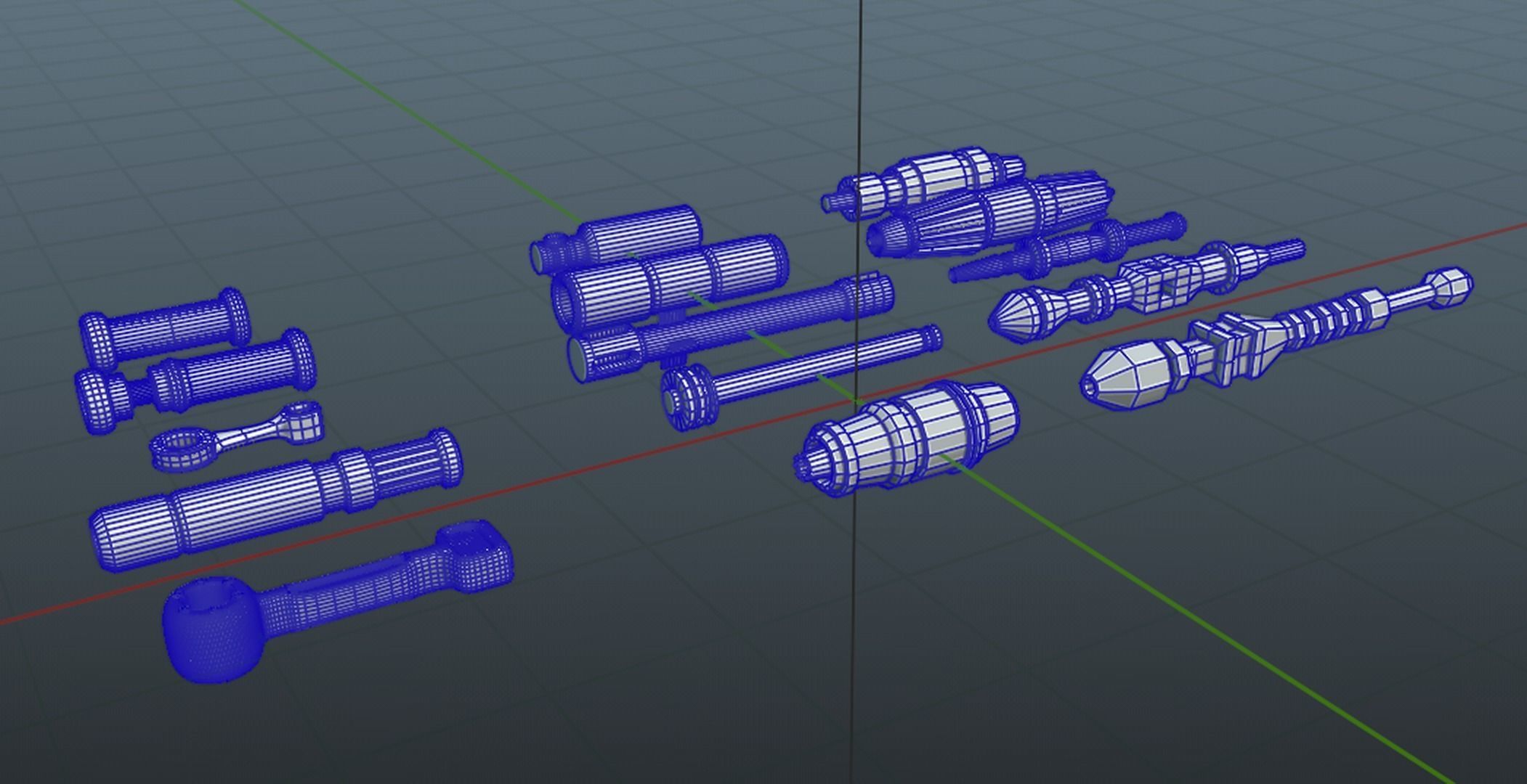 TECH KitBash 01A 3D model | CGTrader