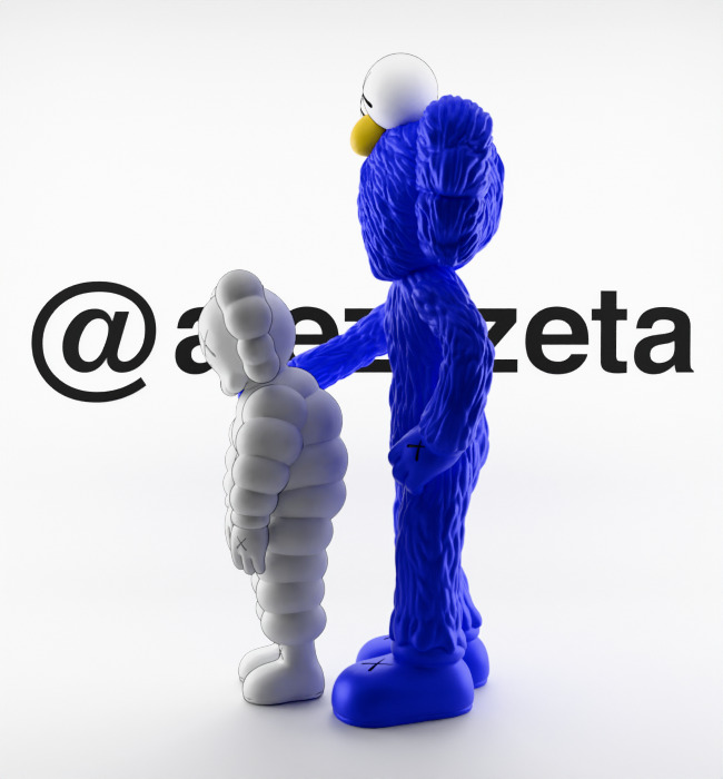 Kaws Family Textured Low-poly 3D model_24