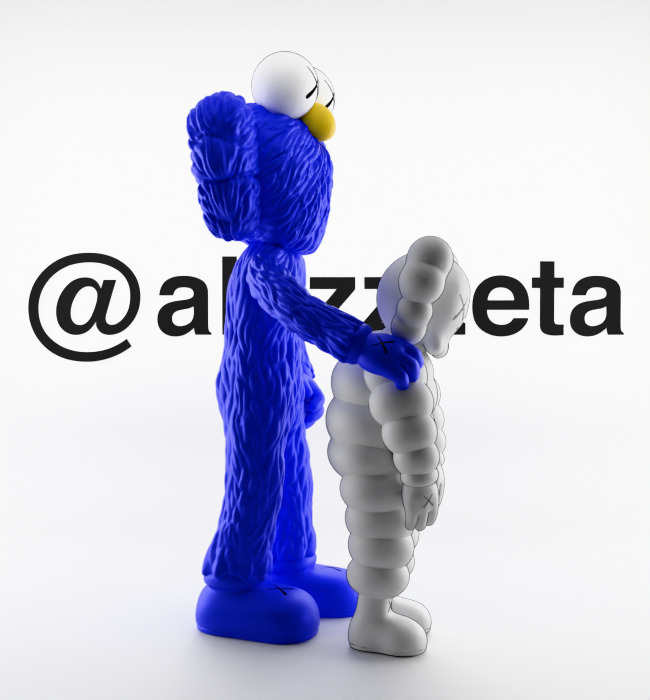 Kaws Family Textured Low-poly 3D model_34