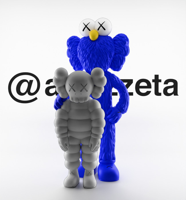 Kaws Family Textured Low-poly 3D model_20