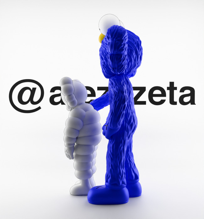 Kaws Family Textured Low-poly 3D model_25