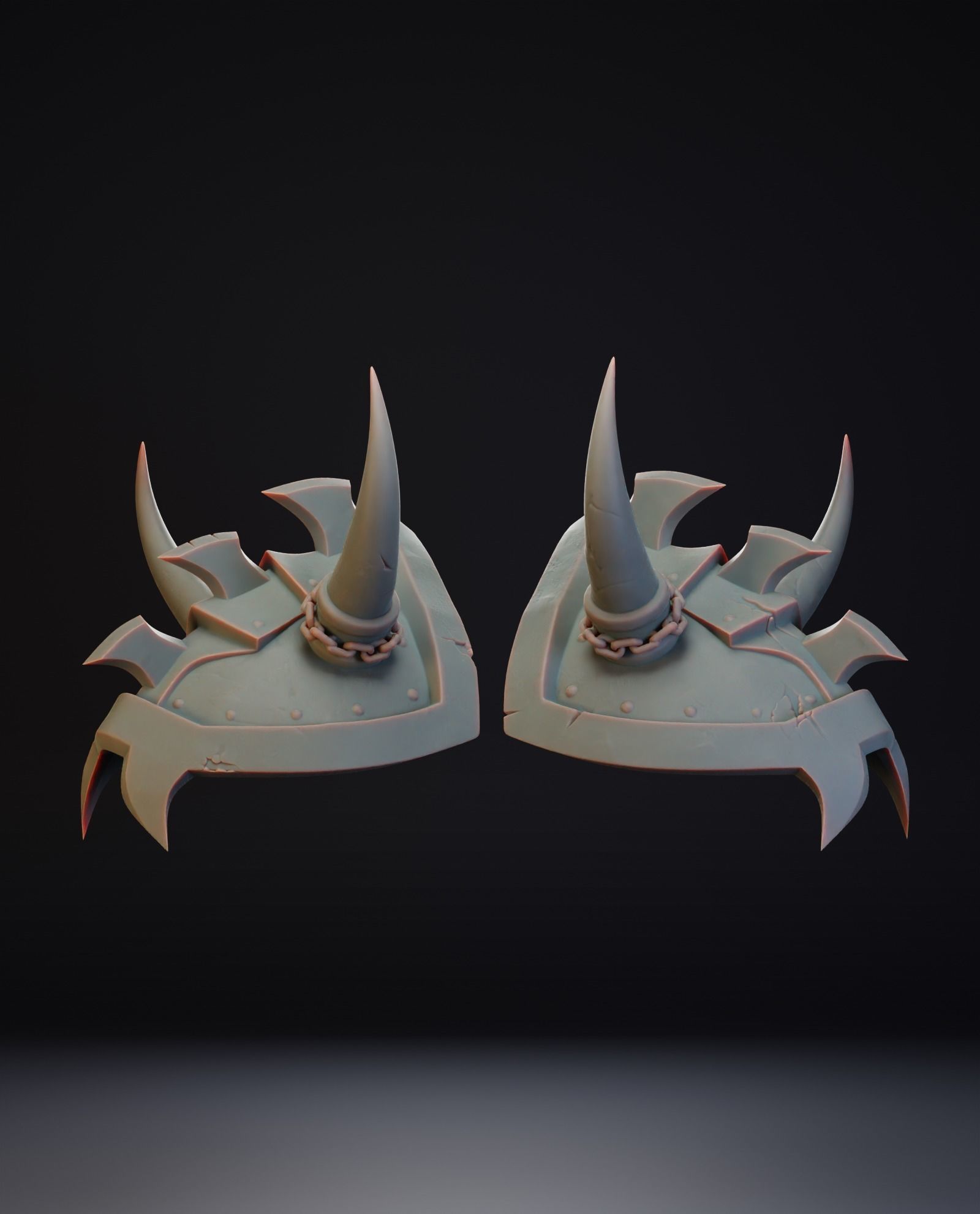 Battlegear of Might  Shoulder - World of Warcraft 3D print model_1