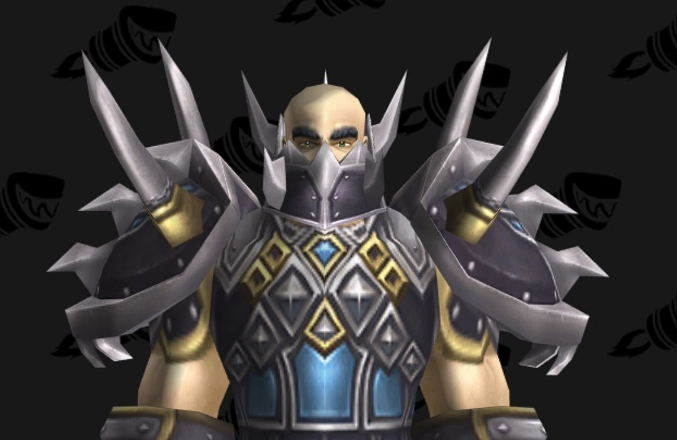 Battlegear of Might  Shoulder - World of Warcraft 3D print model_4