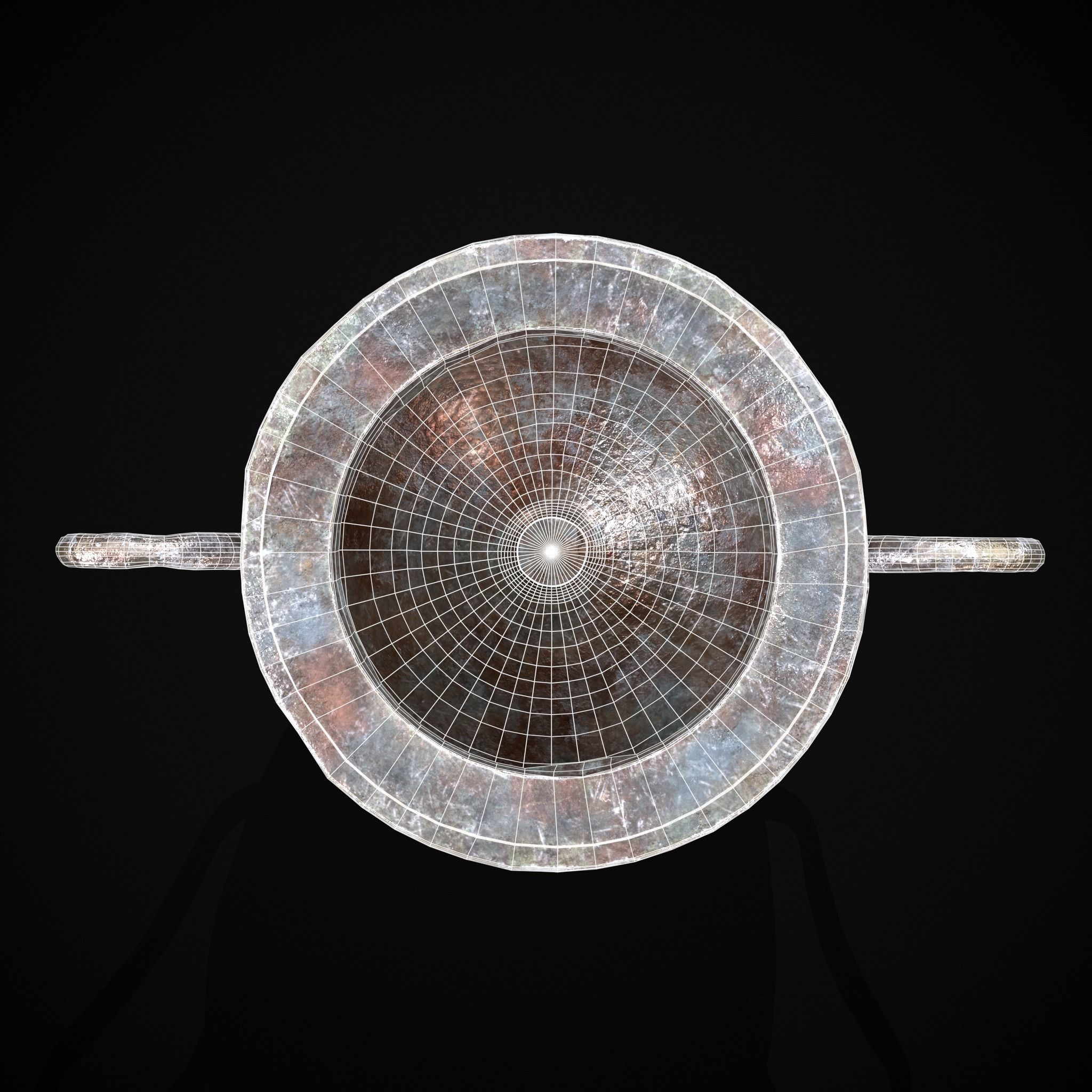 Antique Jug Low-poly 3D model_6