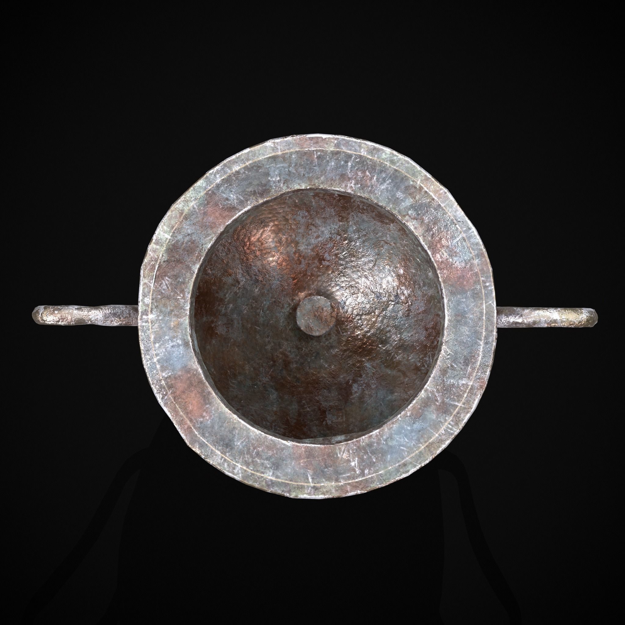 Antique Jug Low-poly 3D model_5