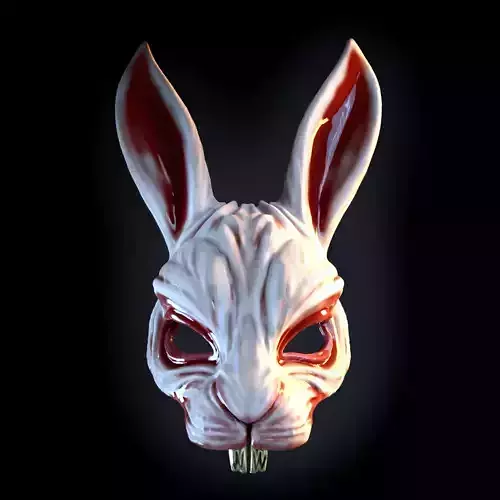 killer rabbit mask 3D print model