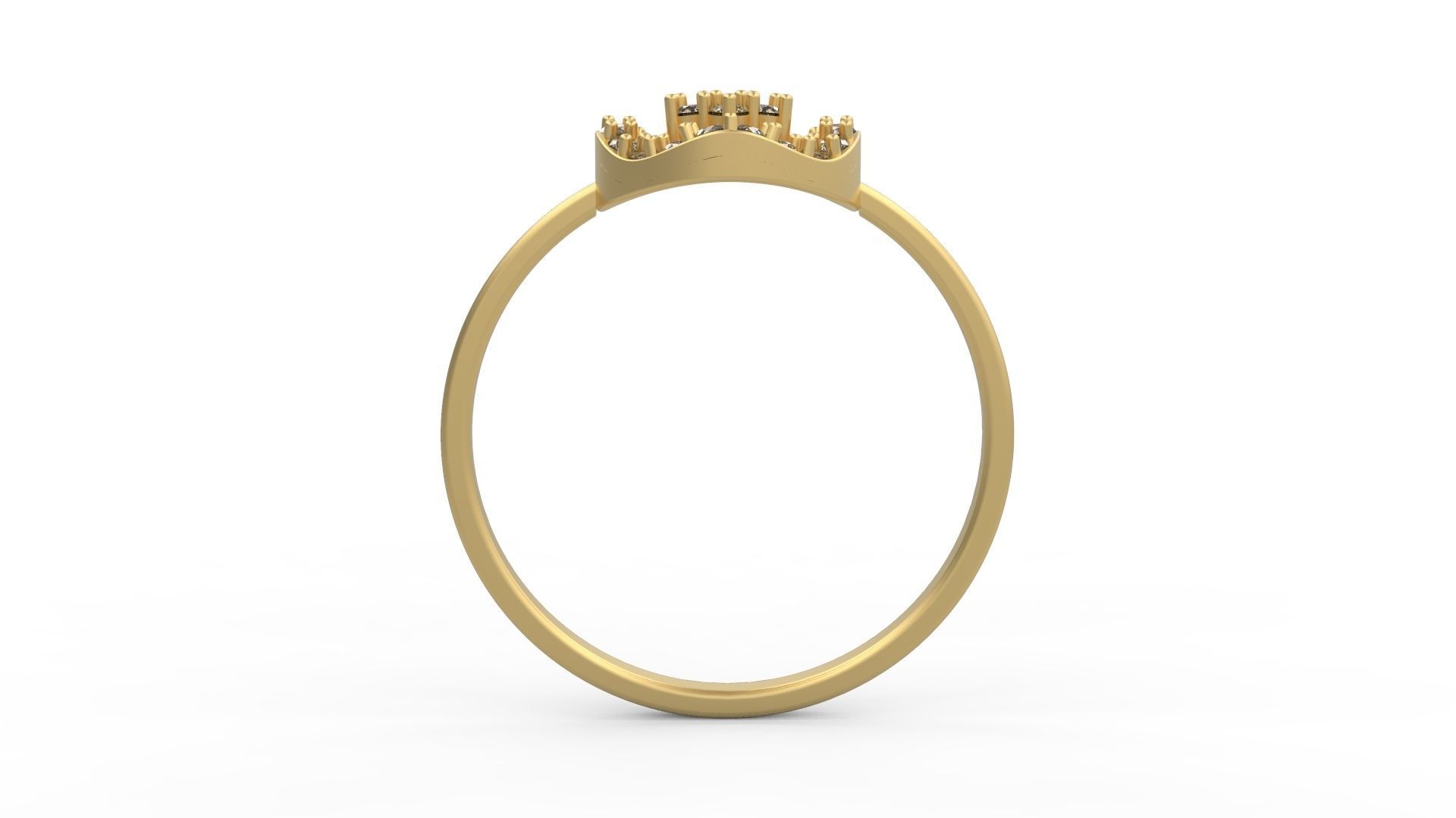 Minimalist Ring 956 3D print model_1