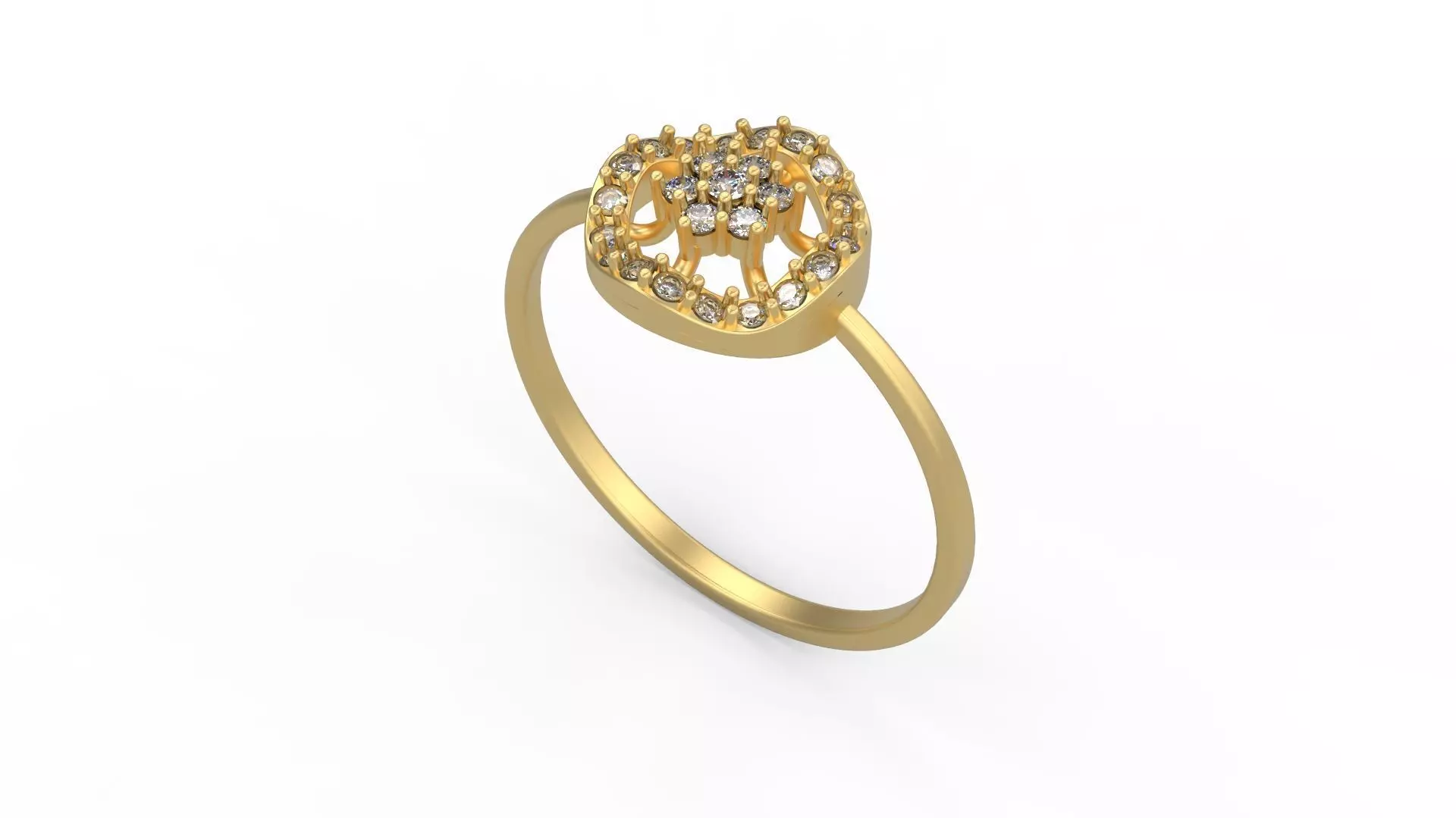 Minimalist Ring 956 3D print model_0