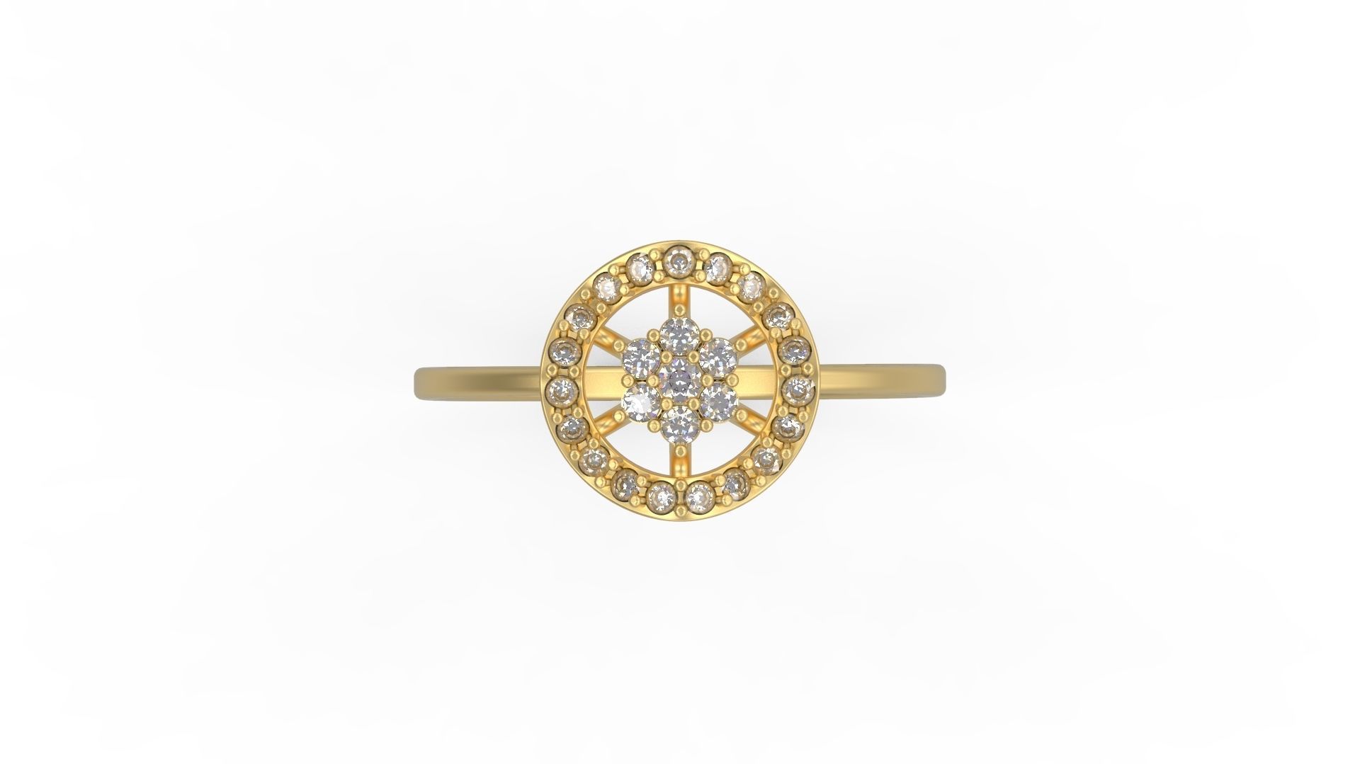 Minimalist Ring 956 3D print model_4