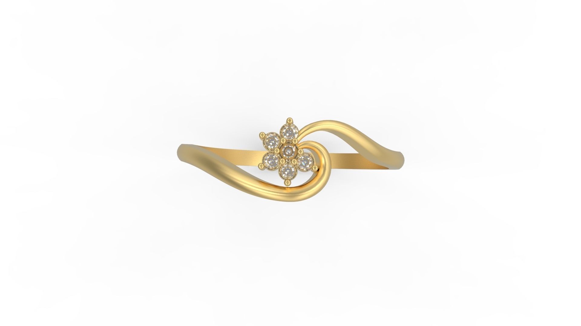 Minimalist Ring 938 3D print model_4