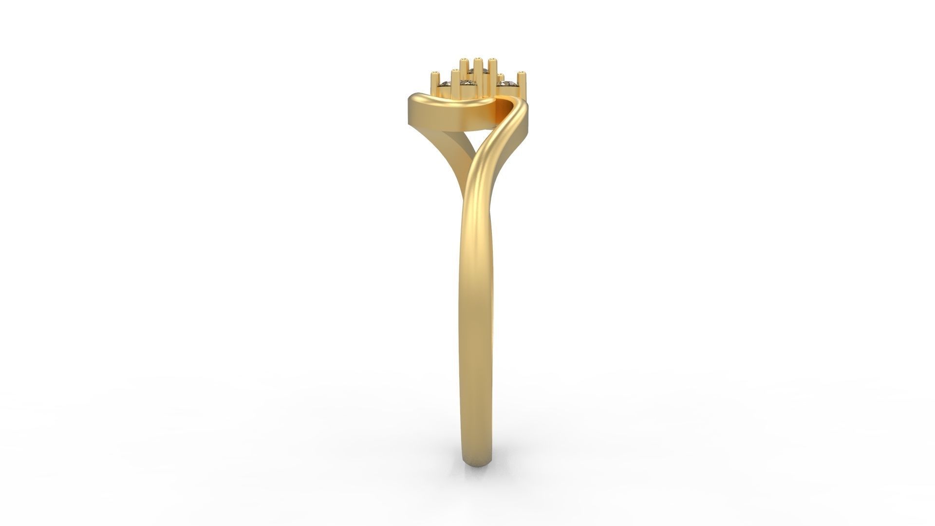 Minimalist Ring 938 3D print model_2