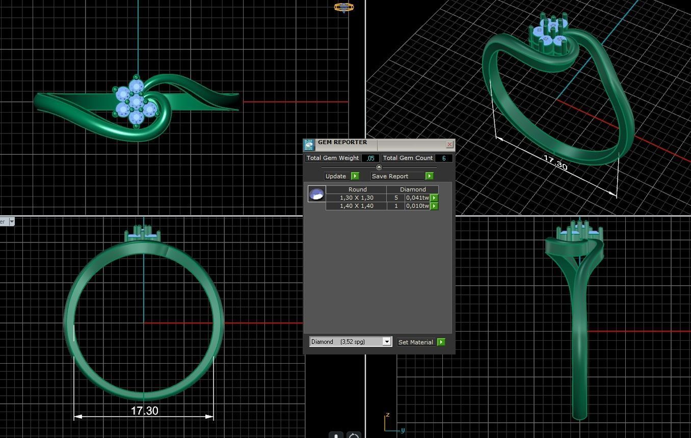 Minimalist Ring 938 3D print model_5