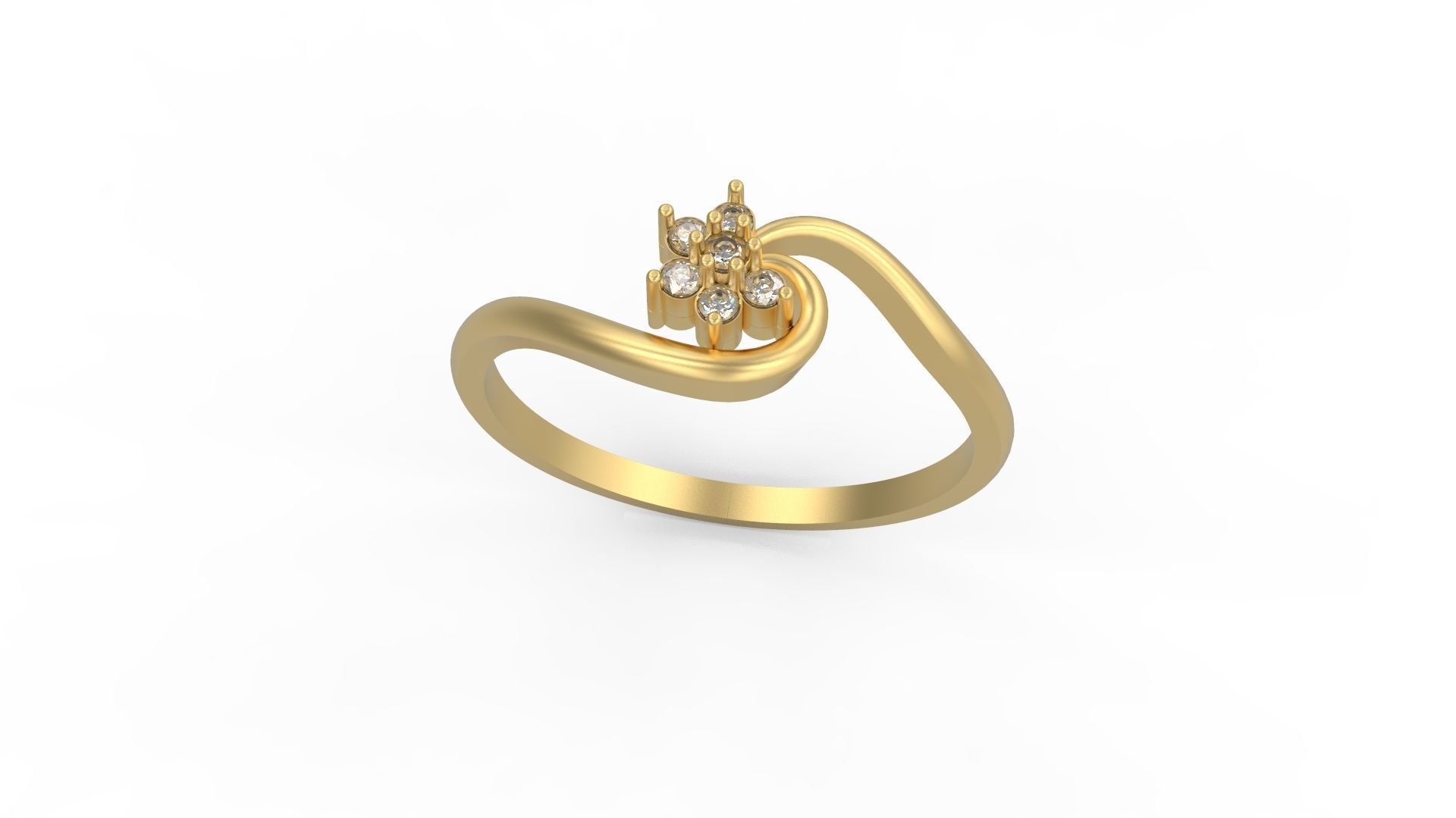 Minimalist Ring 938 3D print model_3