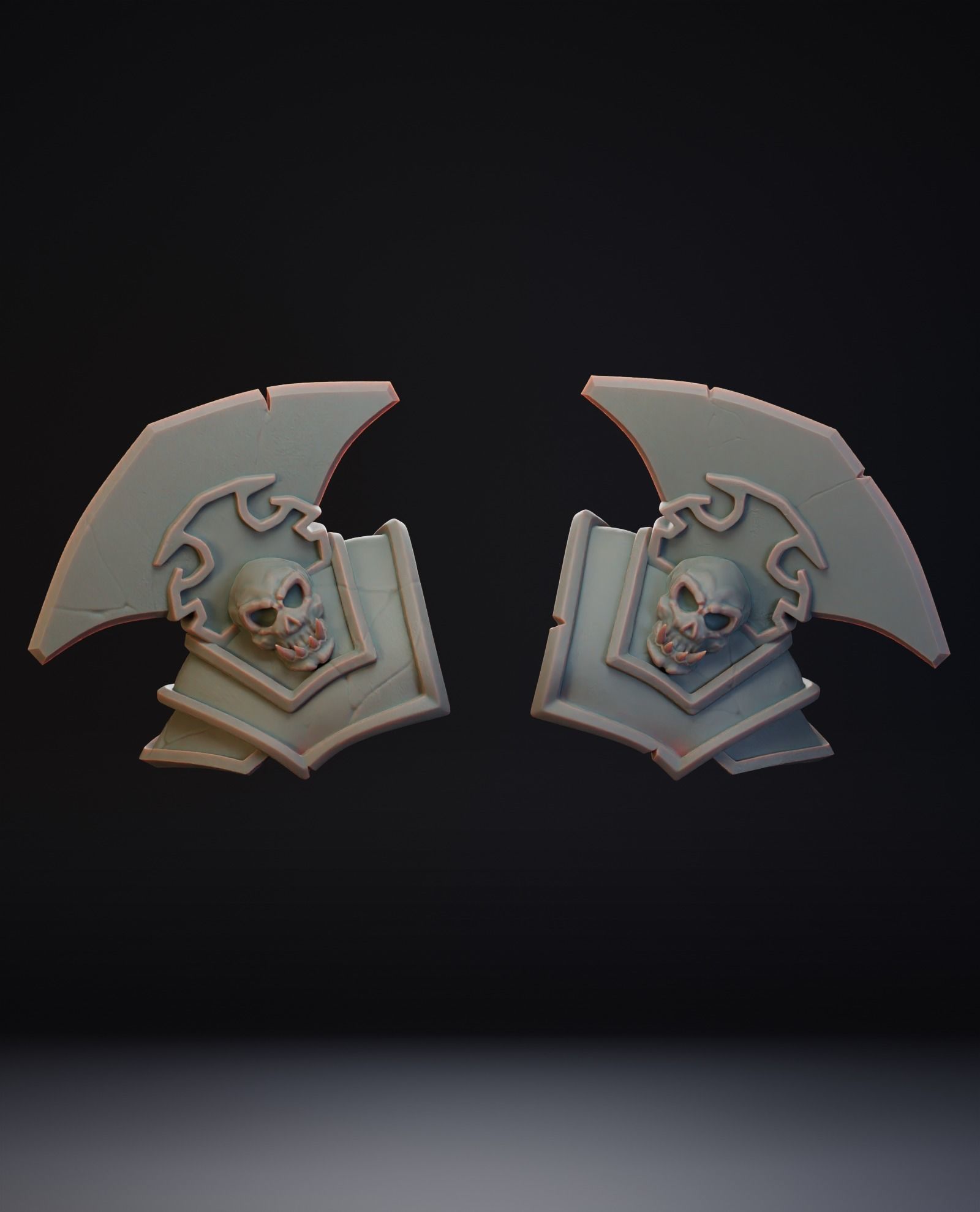 Battlegear of Wrath  Shoulder - World of Warcraft 3D print model_2