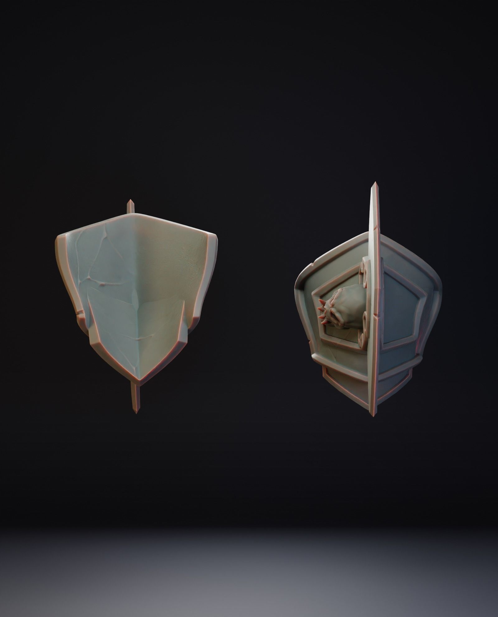 Battlegear of Wrath  Shoulder - World of Warcraft 3D print model_3