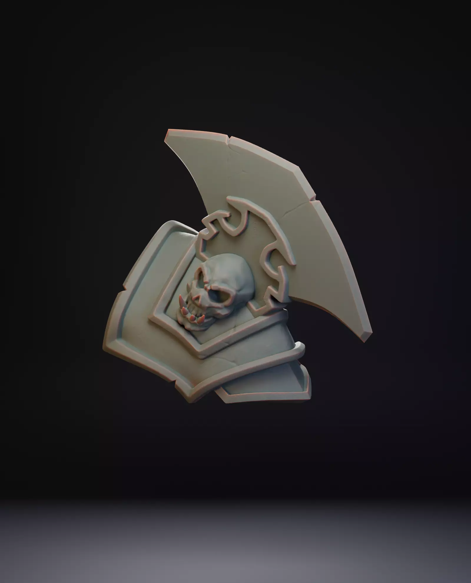 Battlegear of Wrath  Shoulder - World of Warcraft 3D print model_0