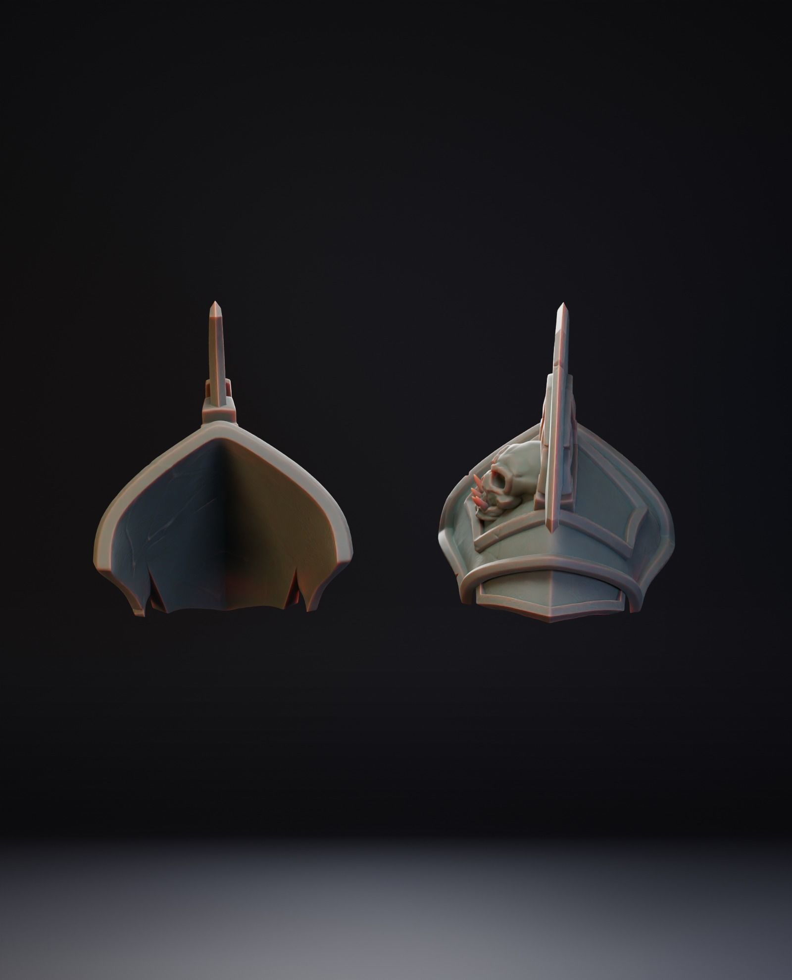 Battlegear of Wrath  Shoulder - World of Warcraft 3D print model_1