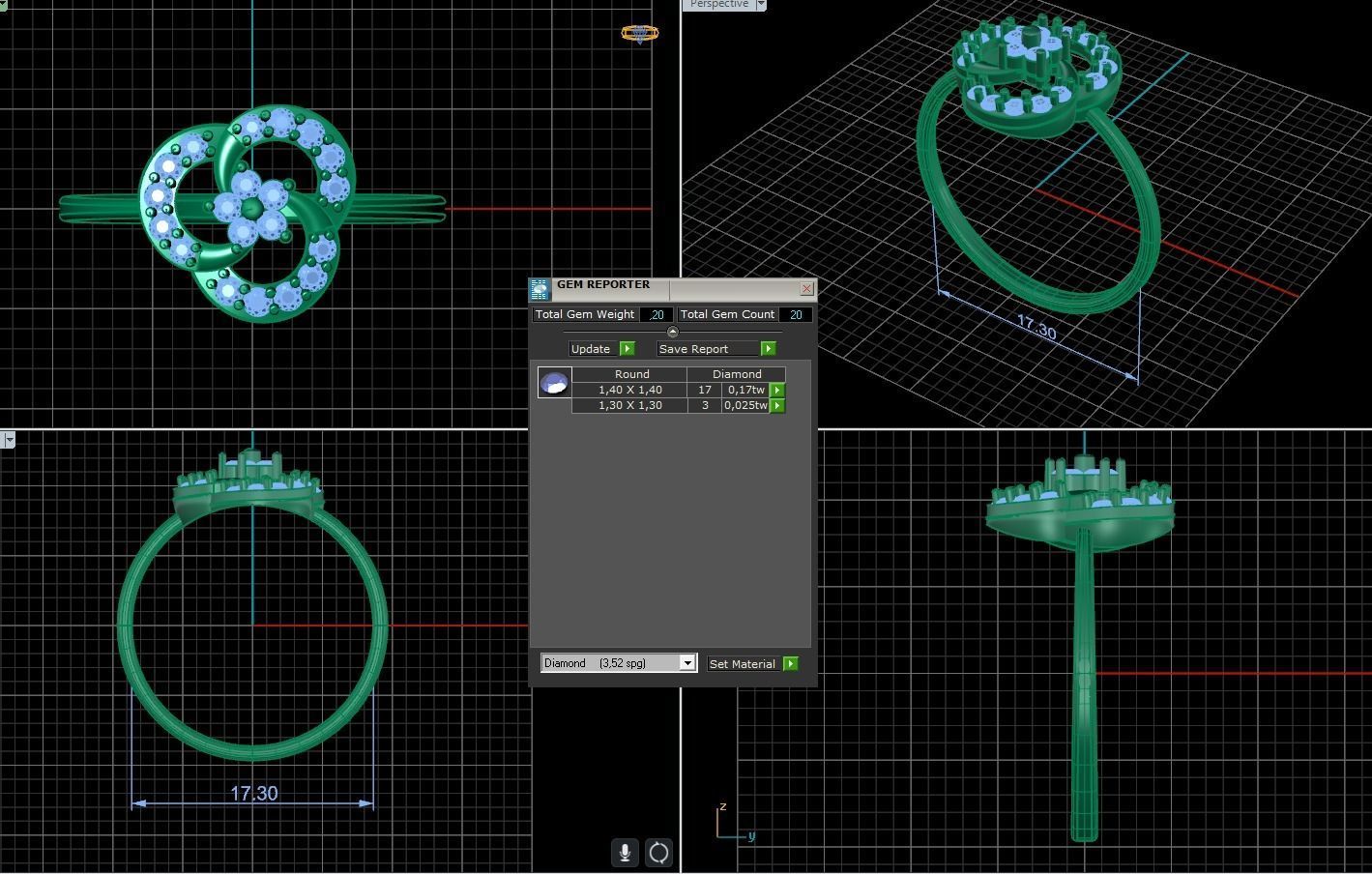 Minimalist Ring 943 3D print model_5