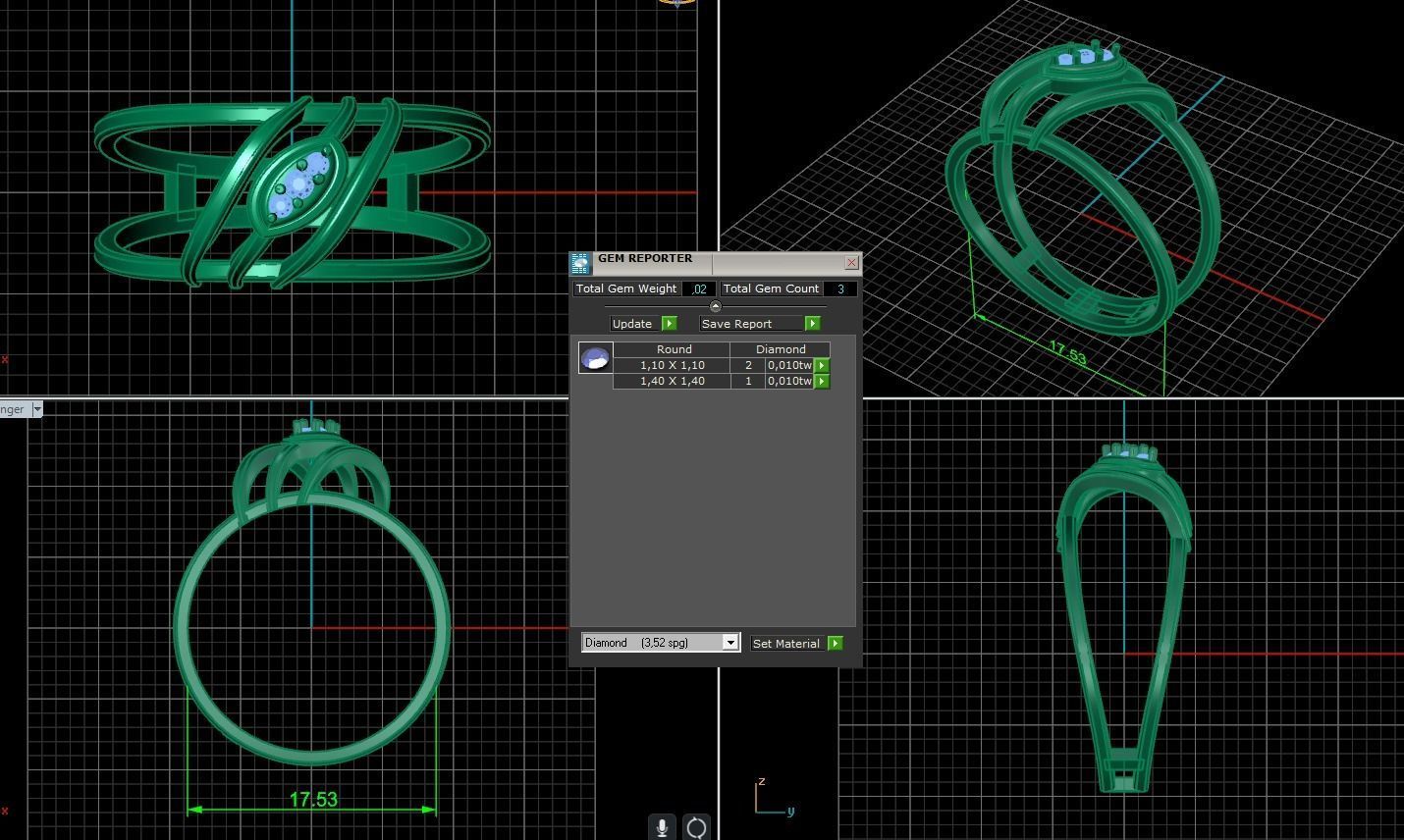 Minimalist Ring 930 3D print model_5