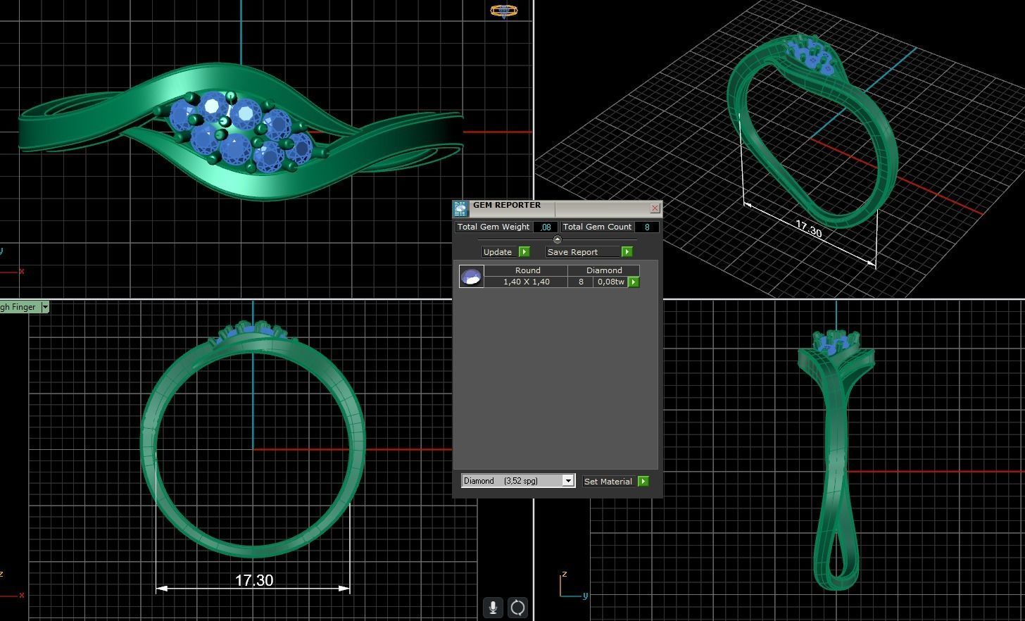 Minimalist Ring 936 3D print model_5