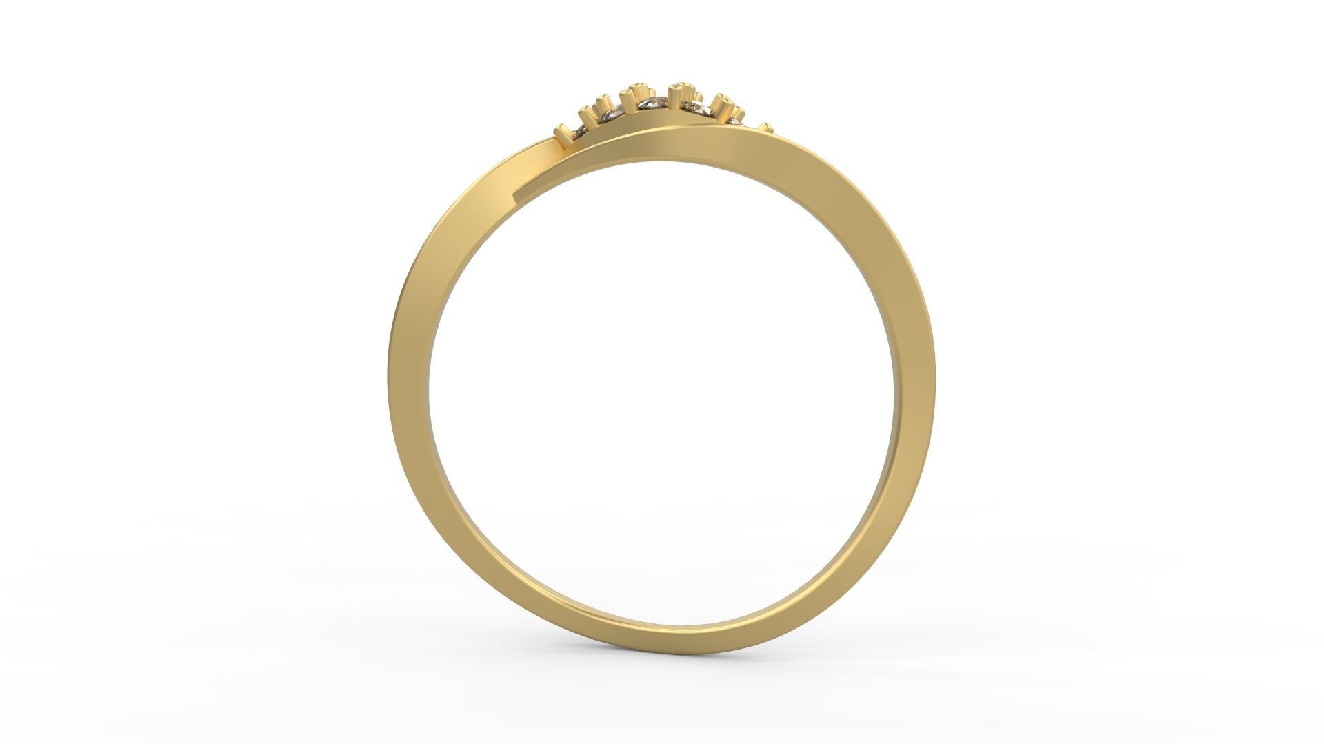 Minimalist Ring 936 3D print model_1