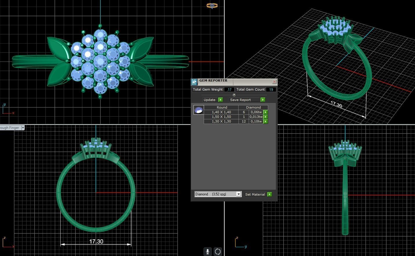 Minimalist Ring 921 3D print model_7