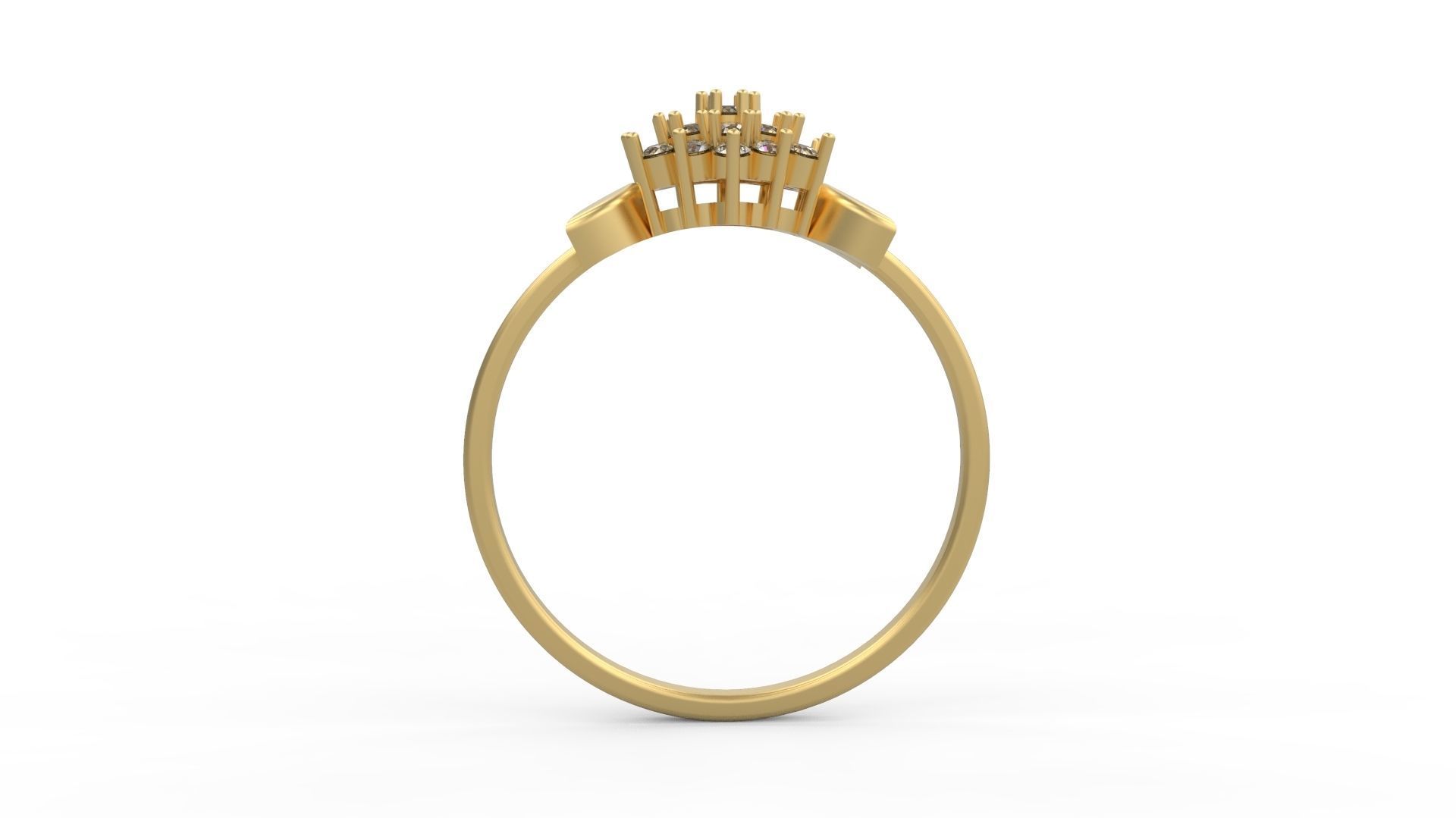 Minimalist Ring 921 3D print model_1