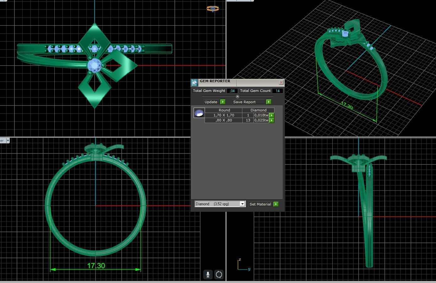 Minimalist Ring 919 3D print model_5