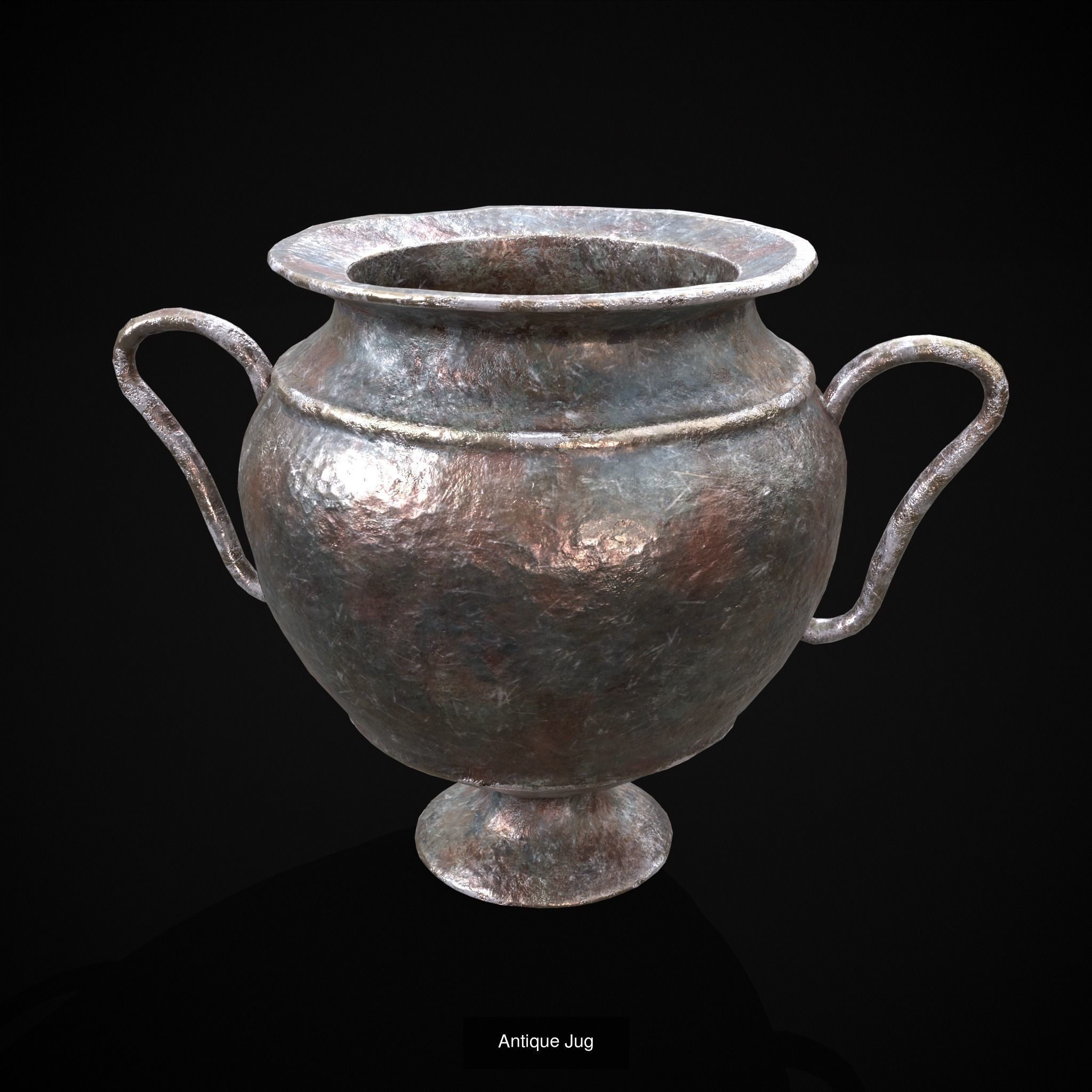 Antique Pitchers Pack 3D Model Collection_13