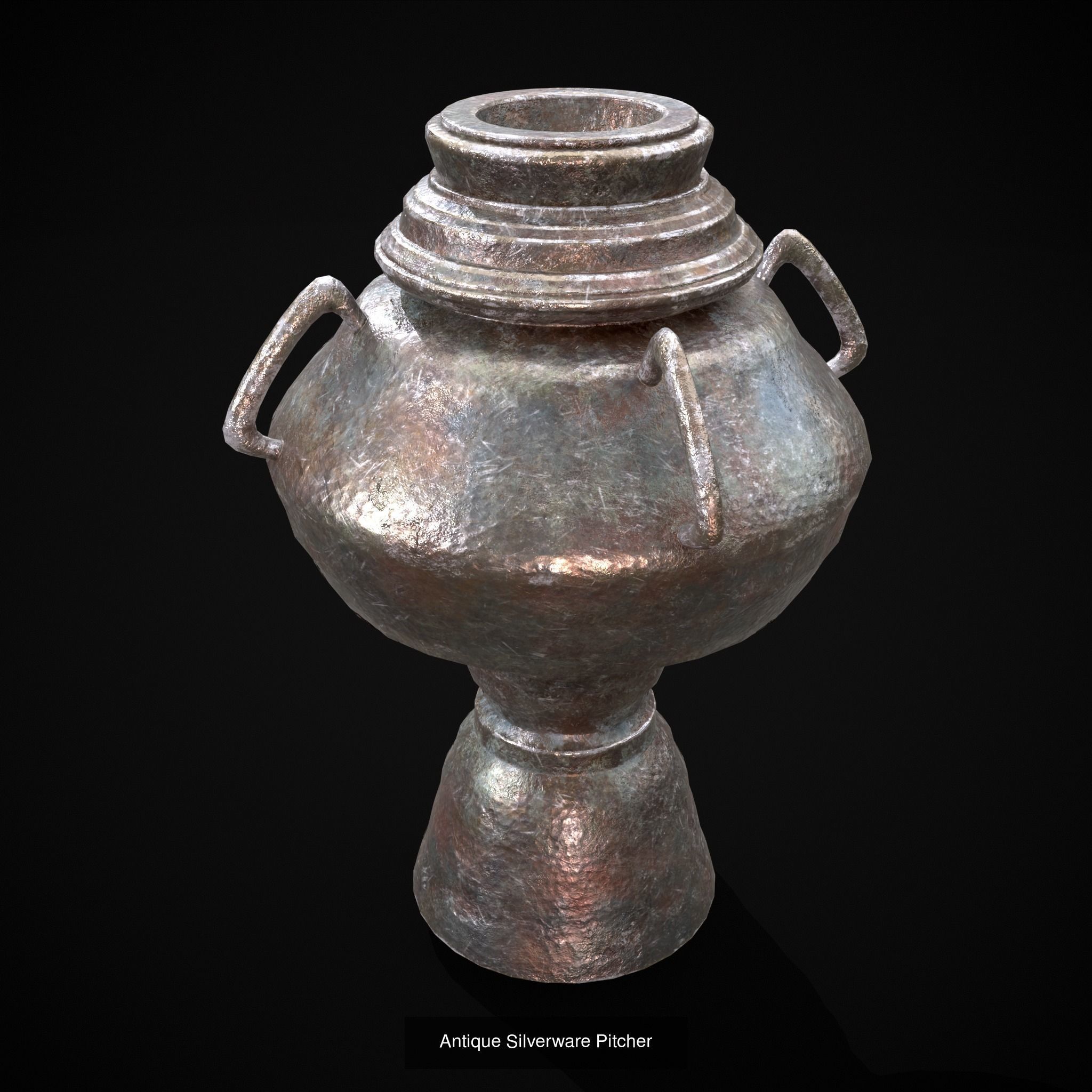 Antique Pitchers Pack 3D Model Collection_12